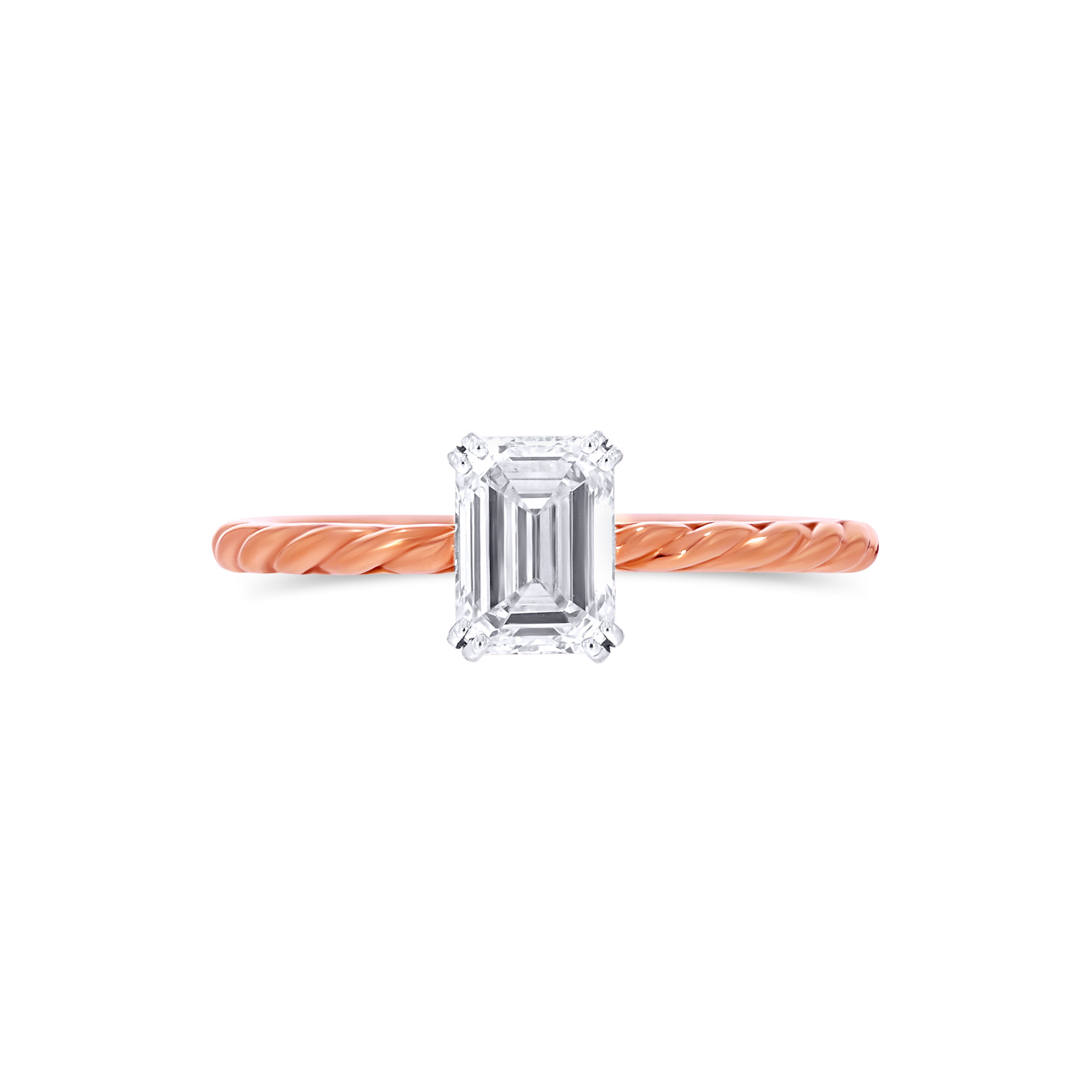 Aurelia Twist-Band Diamond Ring - Senco Gold and Diamonds