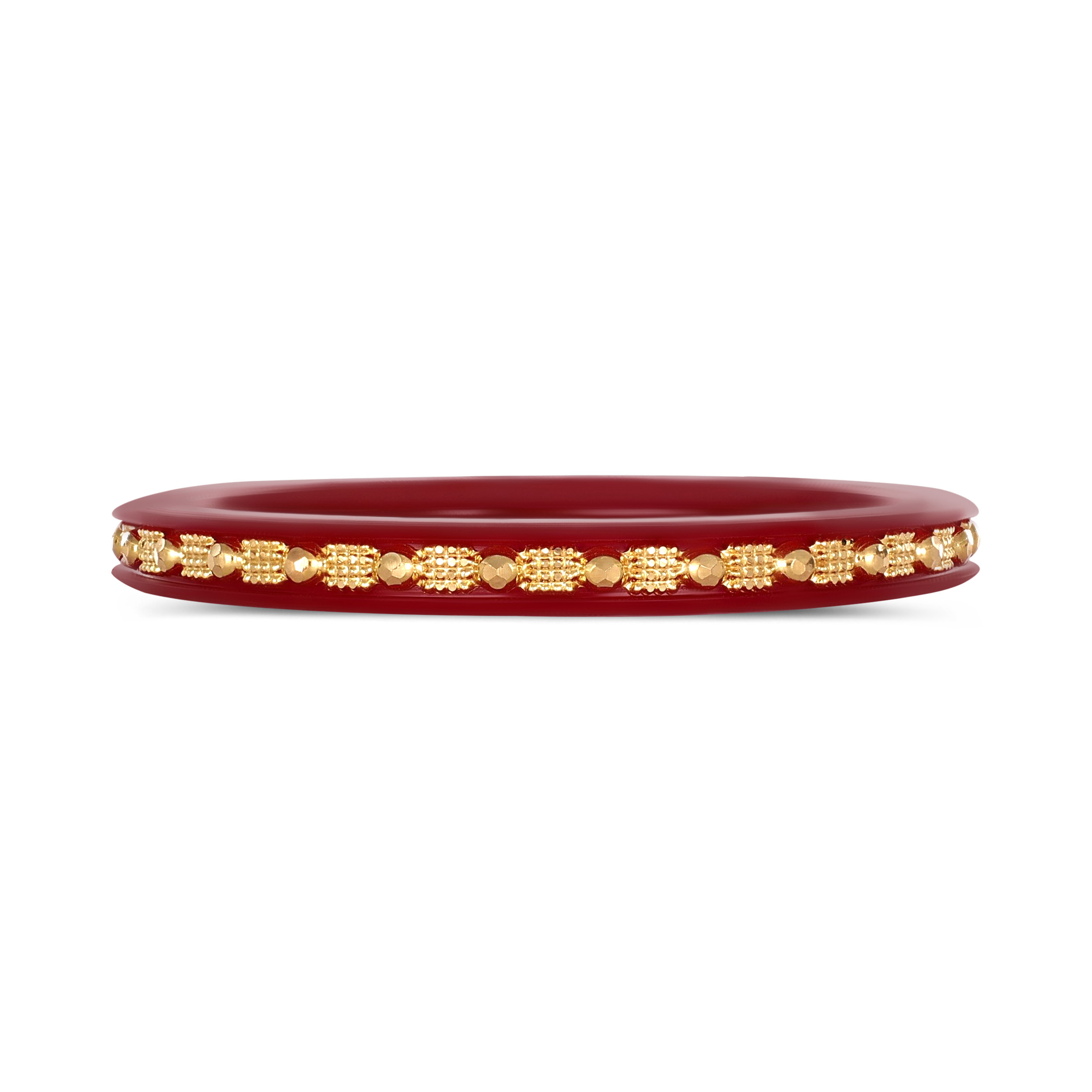 Sacred Union Gold Pola Bangle - Senco Gold and Diamonds