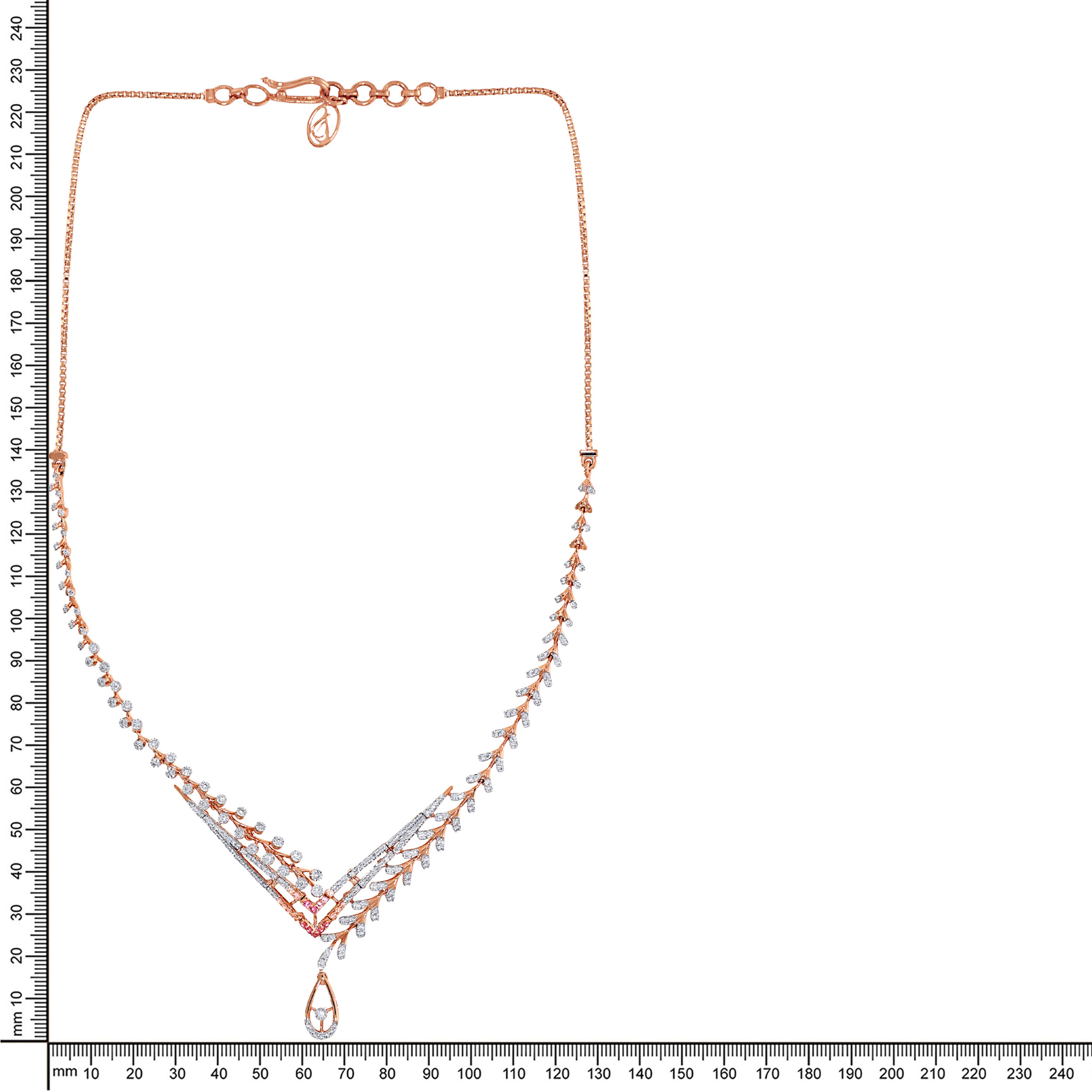 Blush Radiance Diamond Necklace - Senco Gold and Diamonds