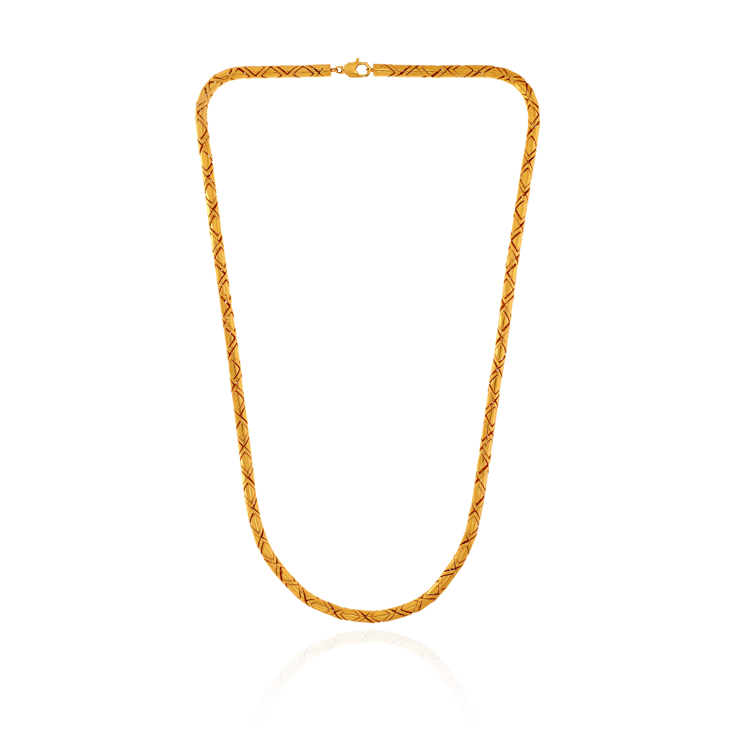 Contempo Geo Men's Gold Chain - Senco Gold and Diamonds