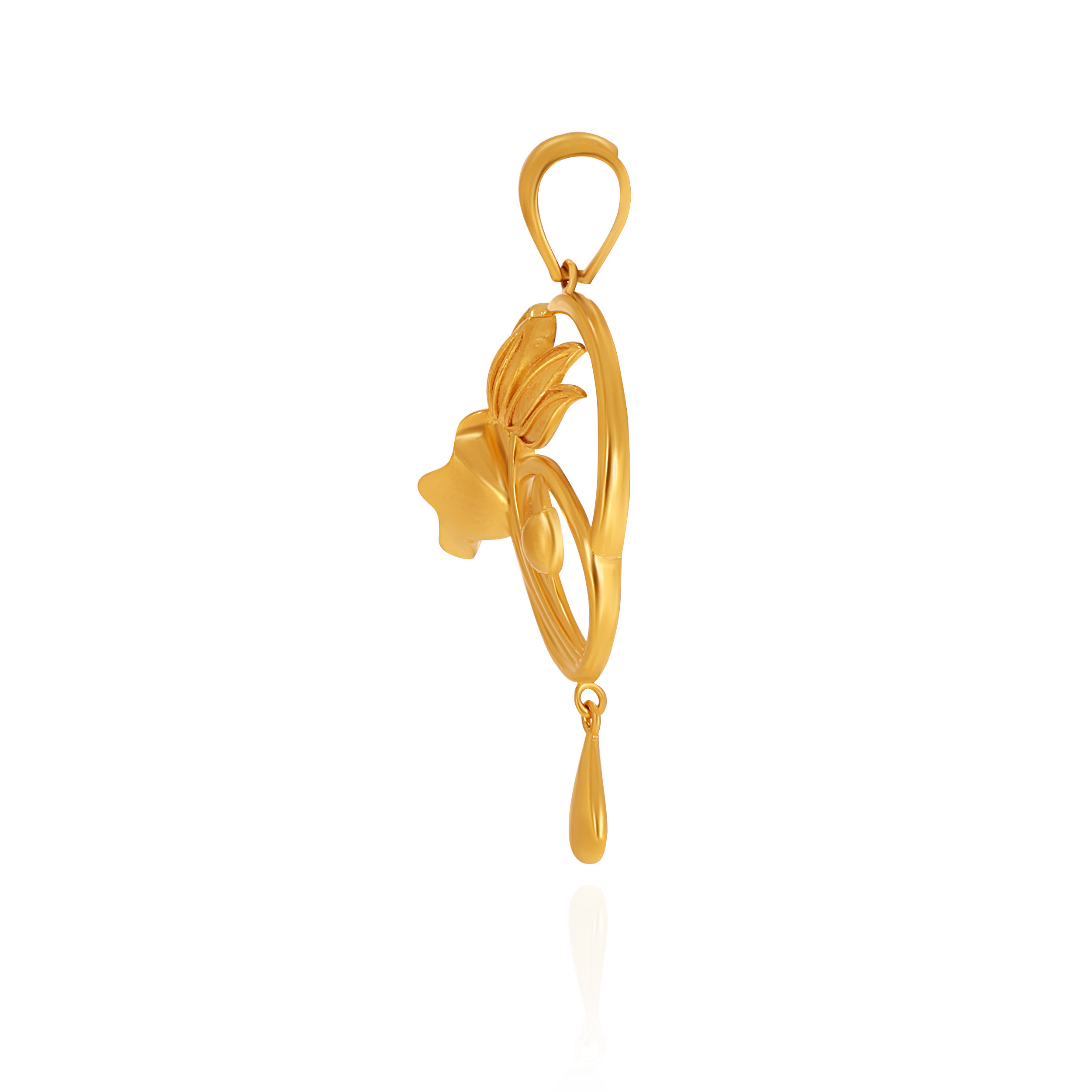 Lotus Dew Gold Pendant - Senco Gold and Diamonds