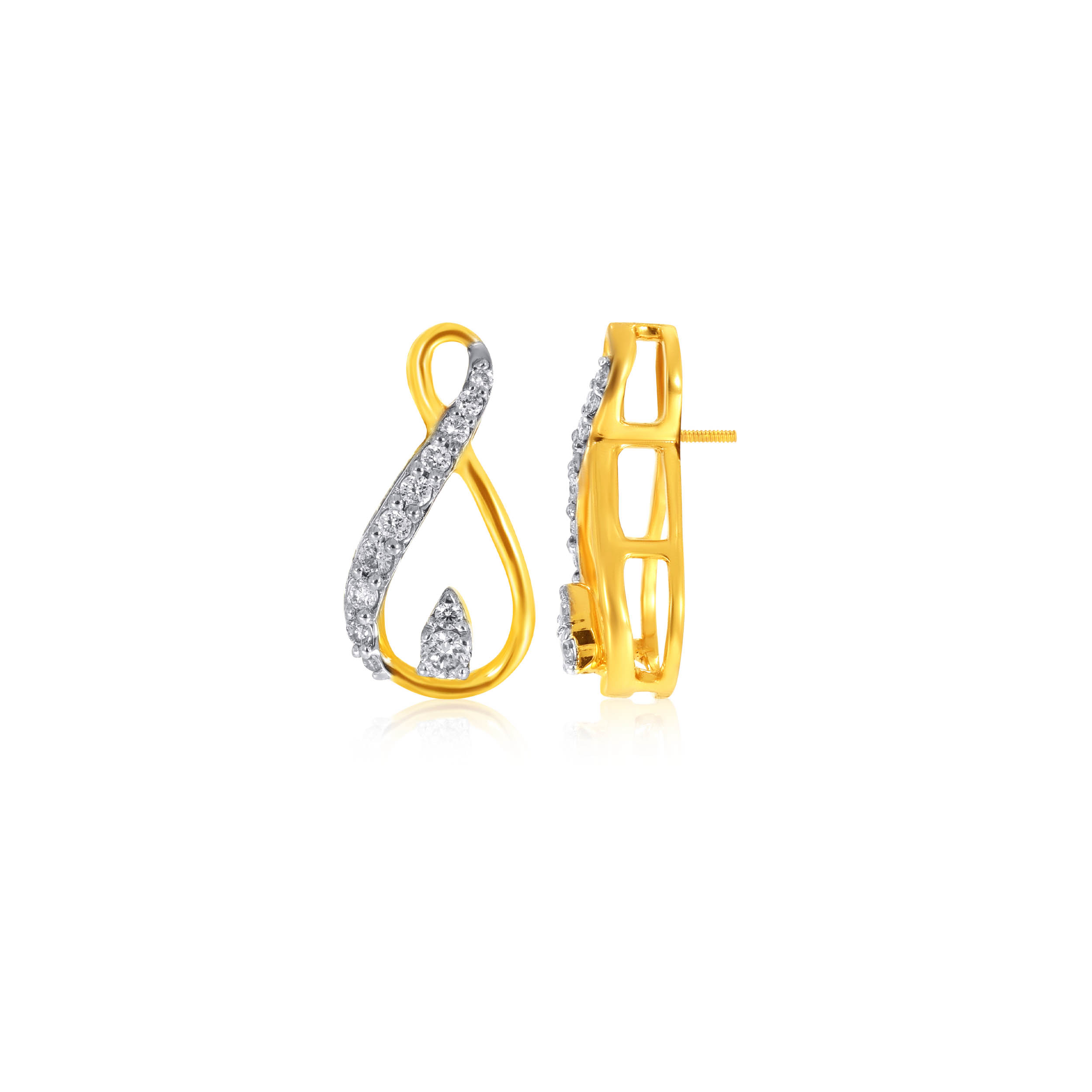 Infinite Shine Diamond Studs - Senco Gold and Diamonds
