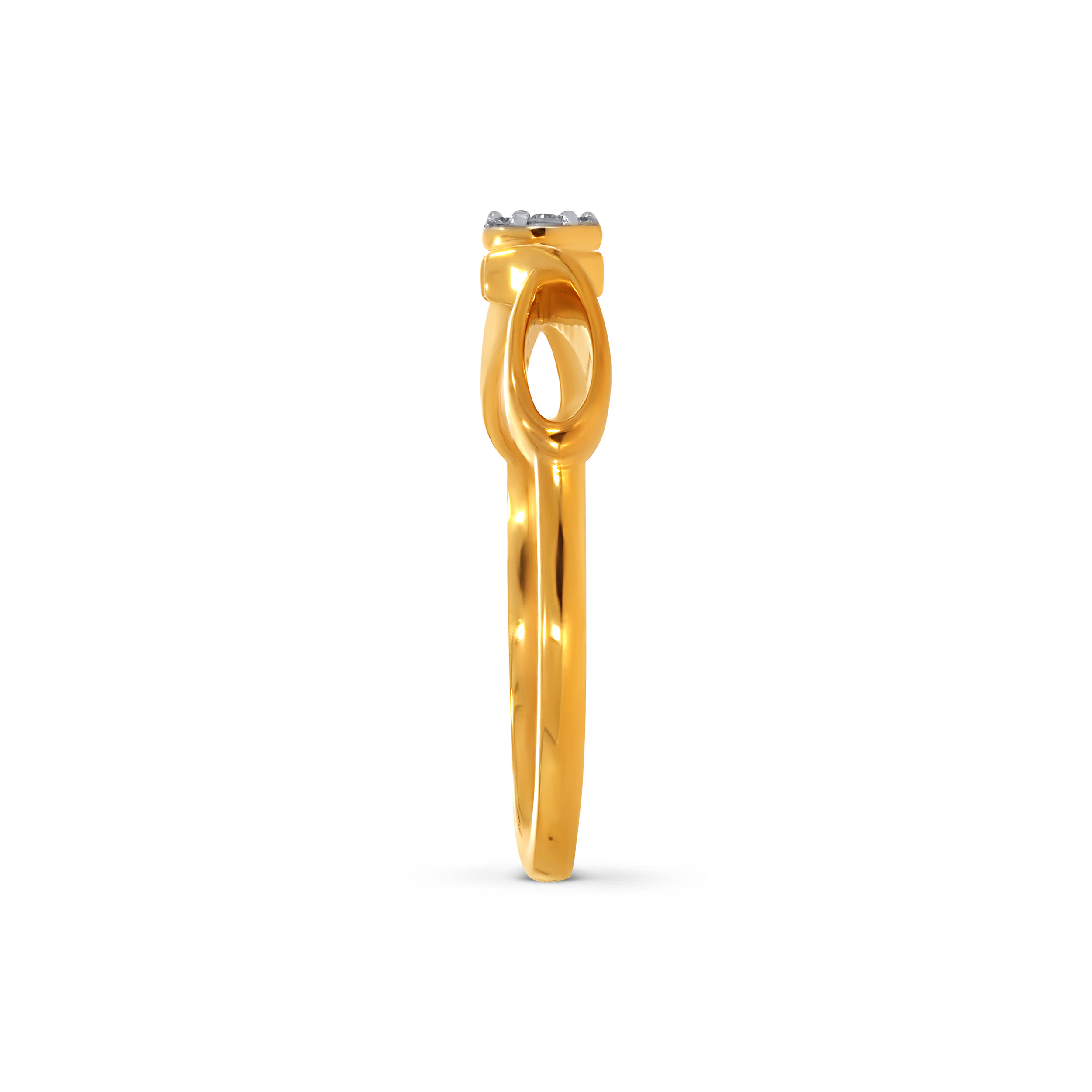 Halo Twist Diamond Ring - Senco Gold and Diamonds