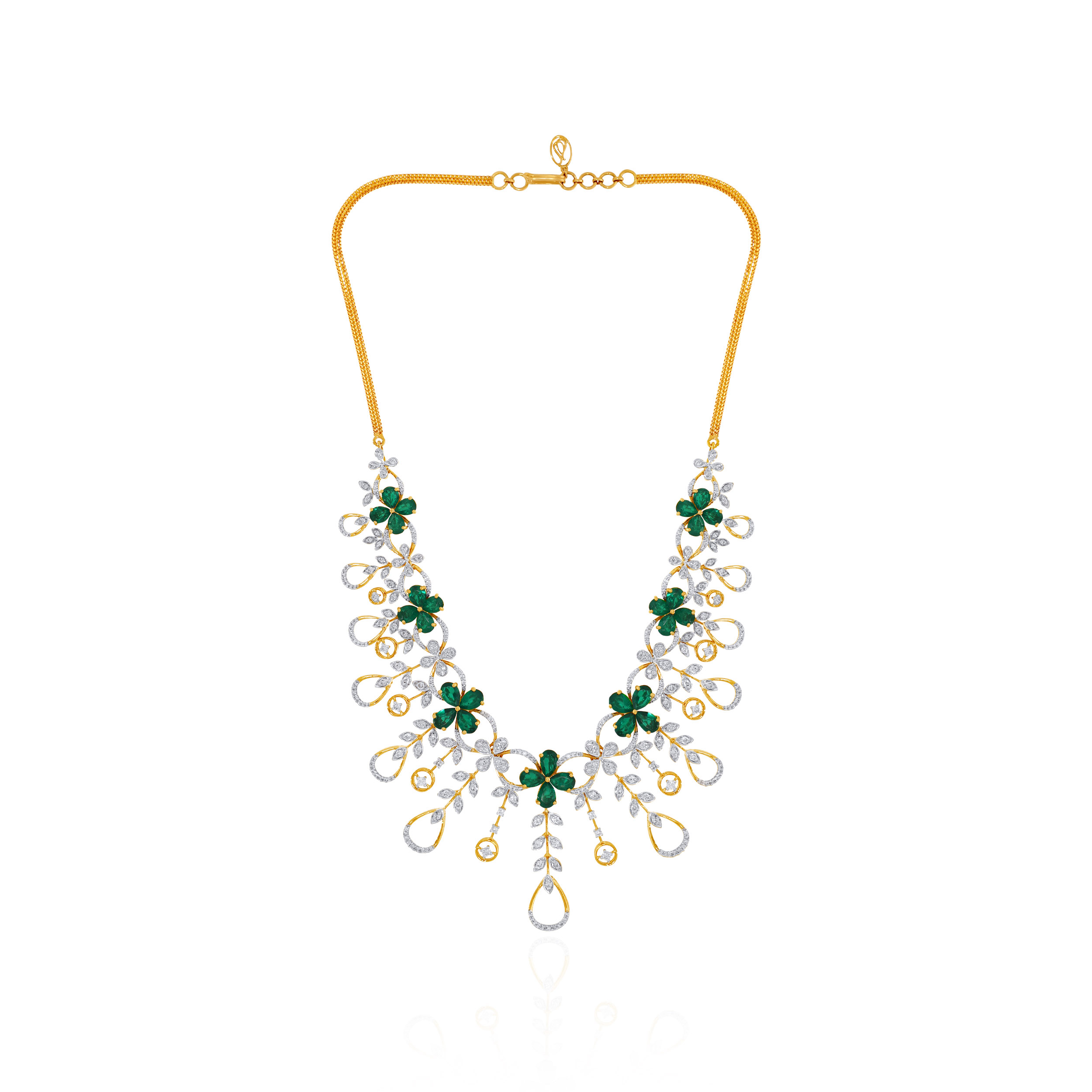 Enchanted Garden Diamond Gold Necklace - Senco Gold and Diamonds