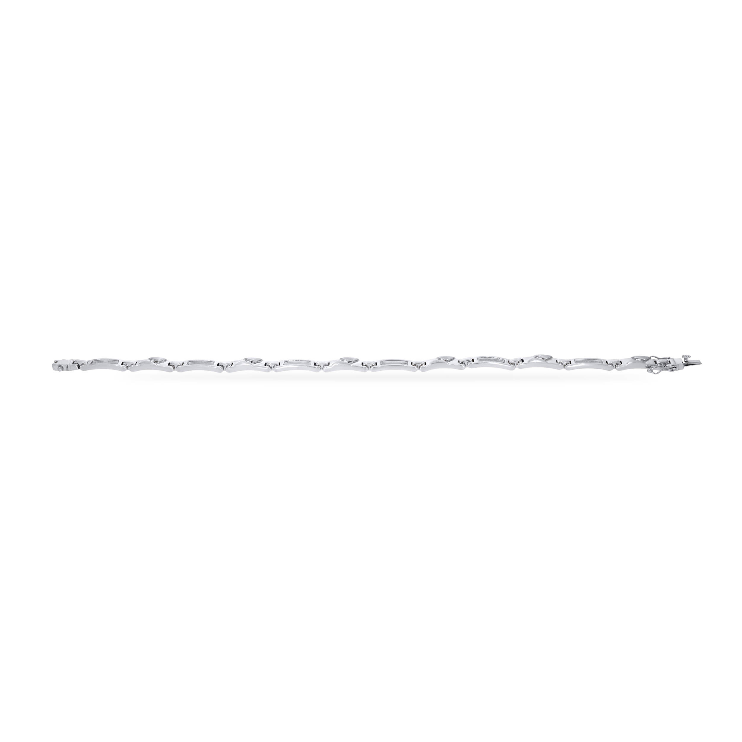 Glam Wrist Men Platinum Diamond Wristlet - Senco Gold and Diamonds