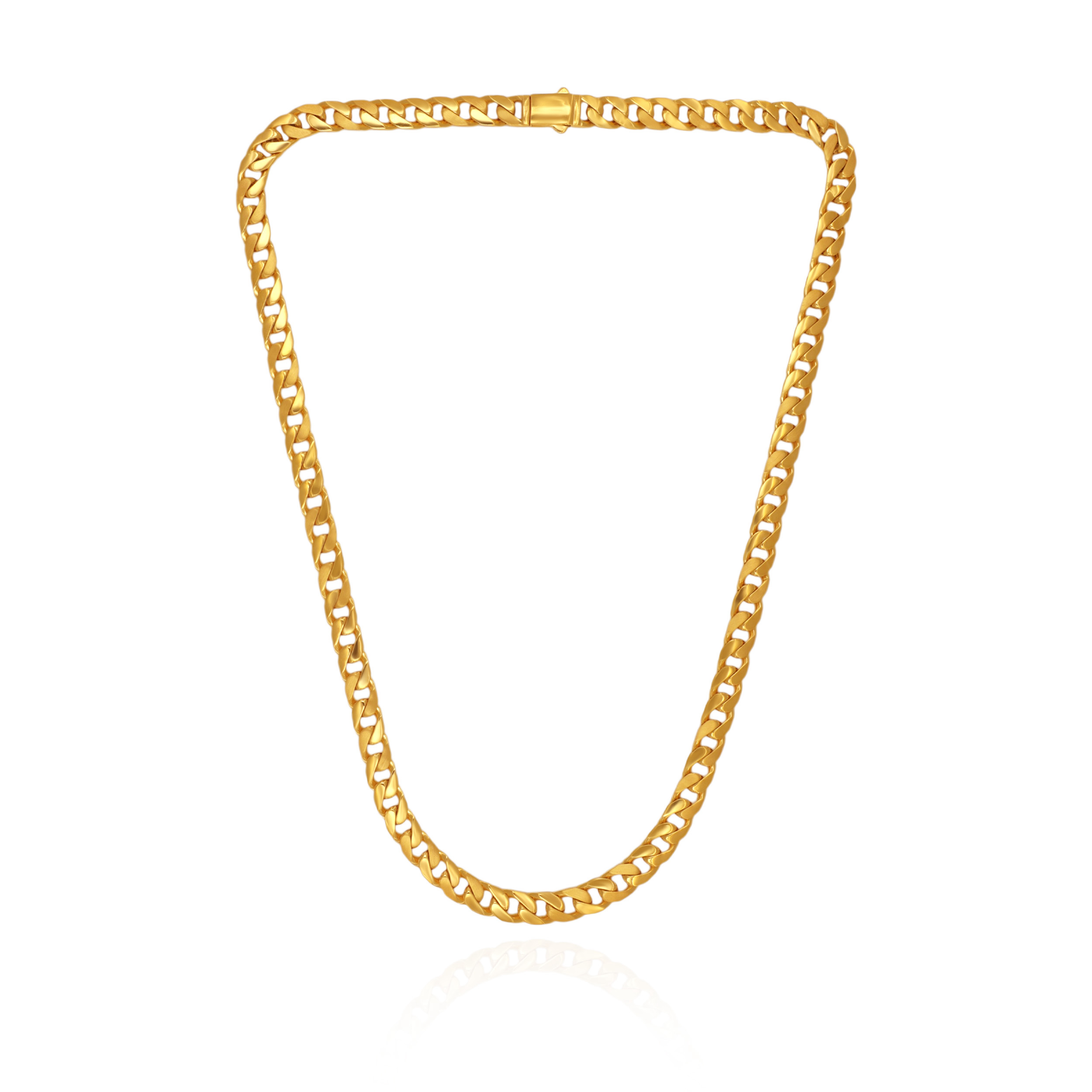 Rugged Curb-Link Men's Gold Chain - Senco Gold and Diamonds