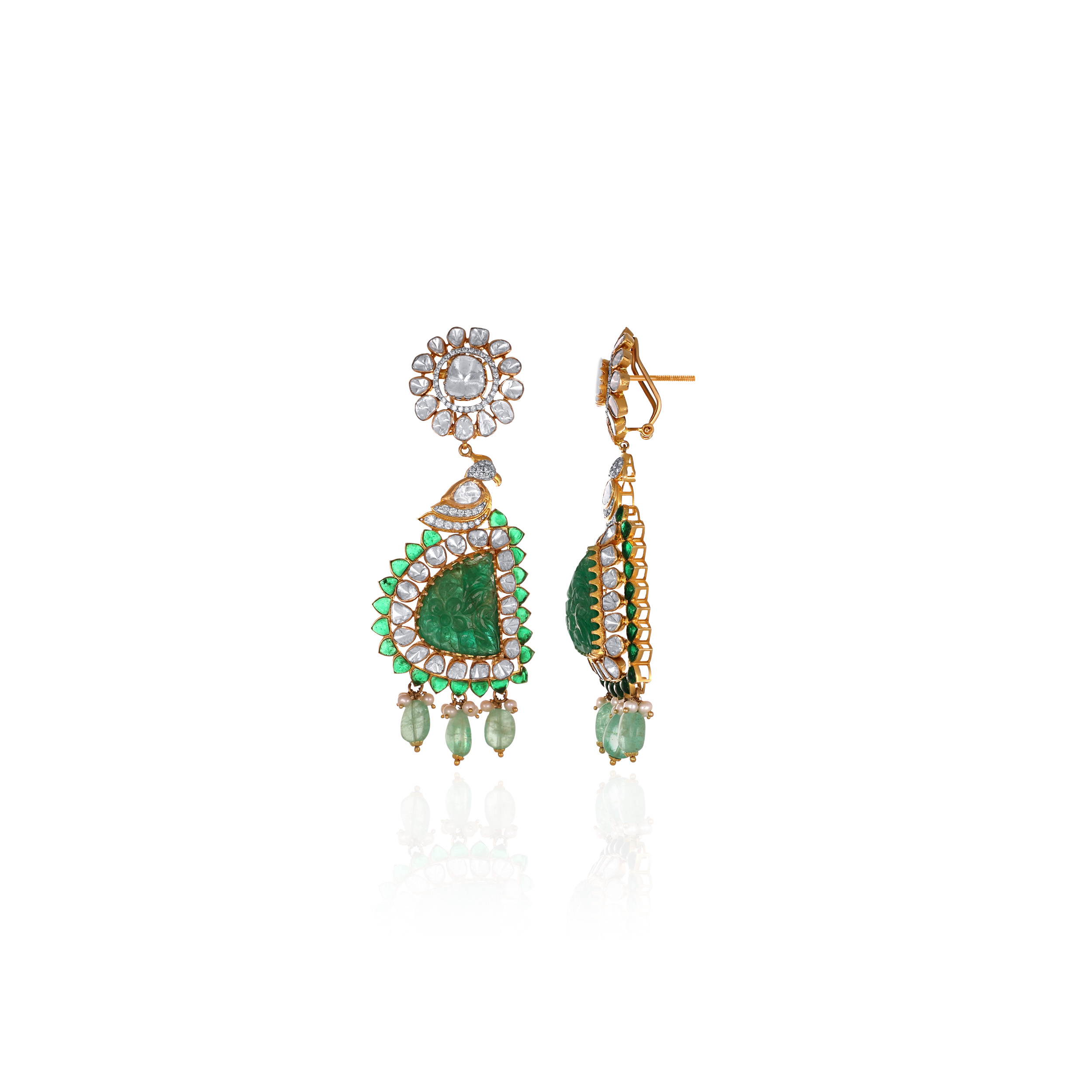 Heirloom Elegance Diamond Earrings - Senco Gold and Diamonds