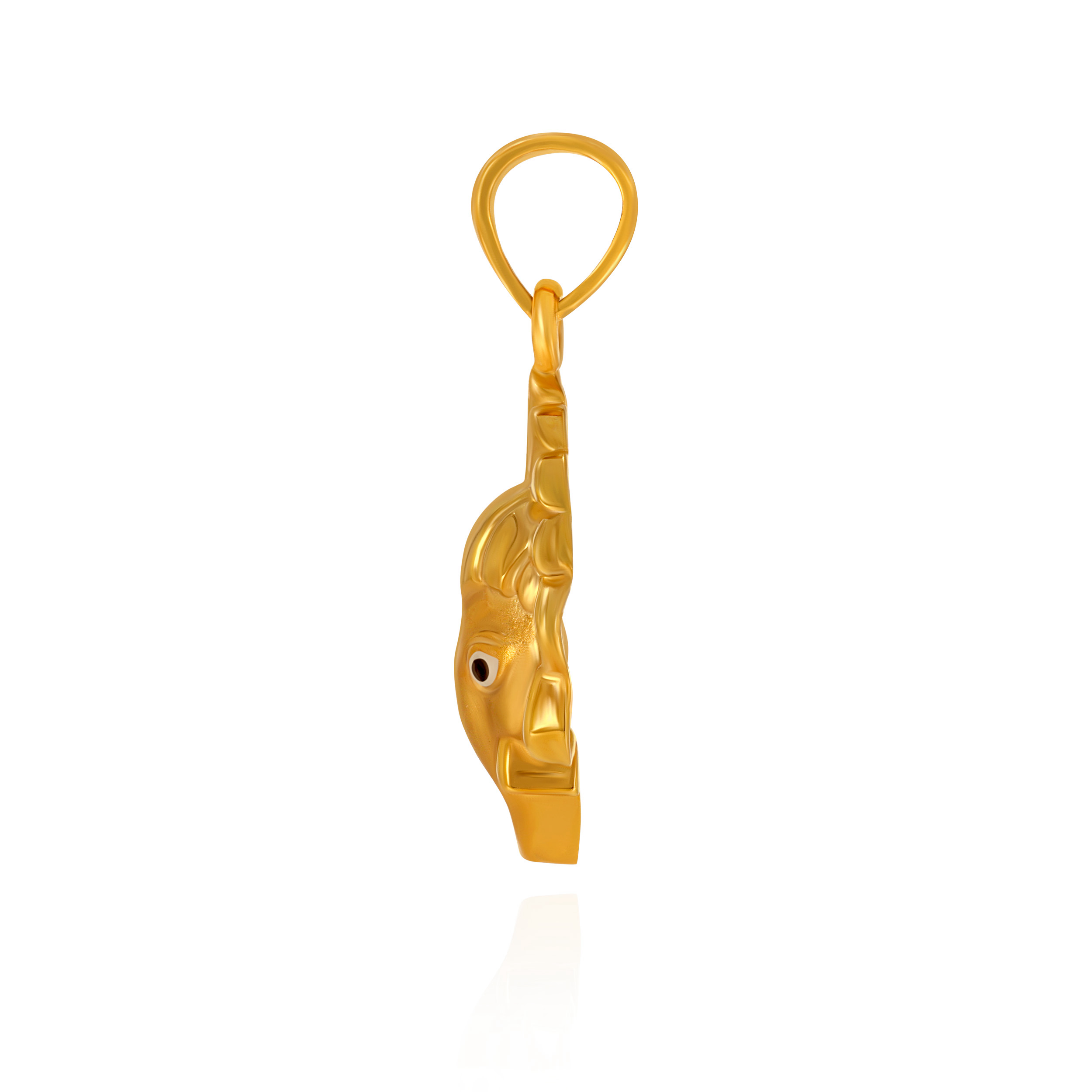 Sacred Glow Ganesh Gold Pendant - Senco Gold and Diamonds