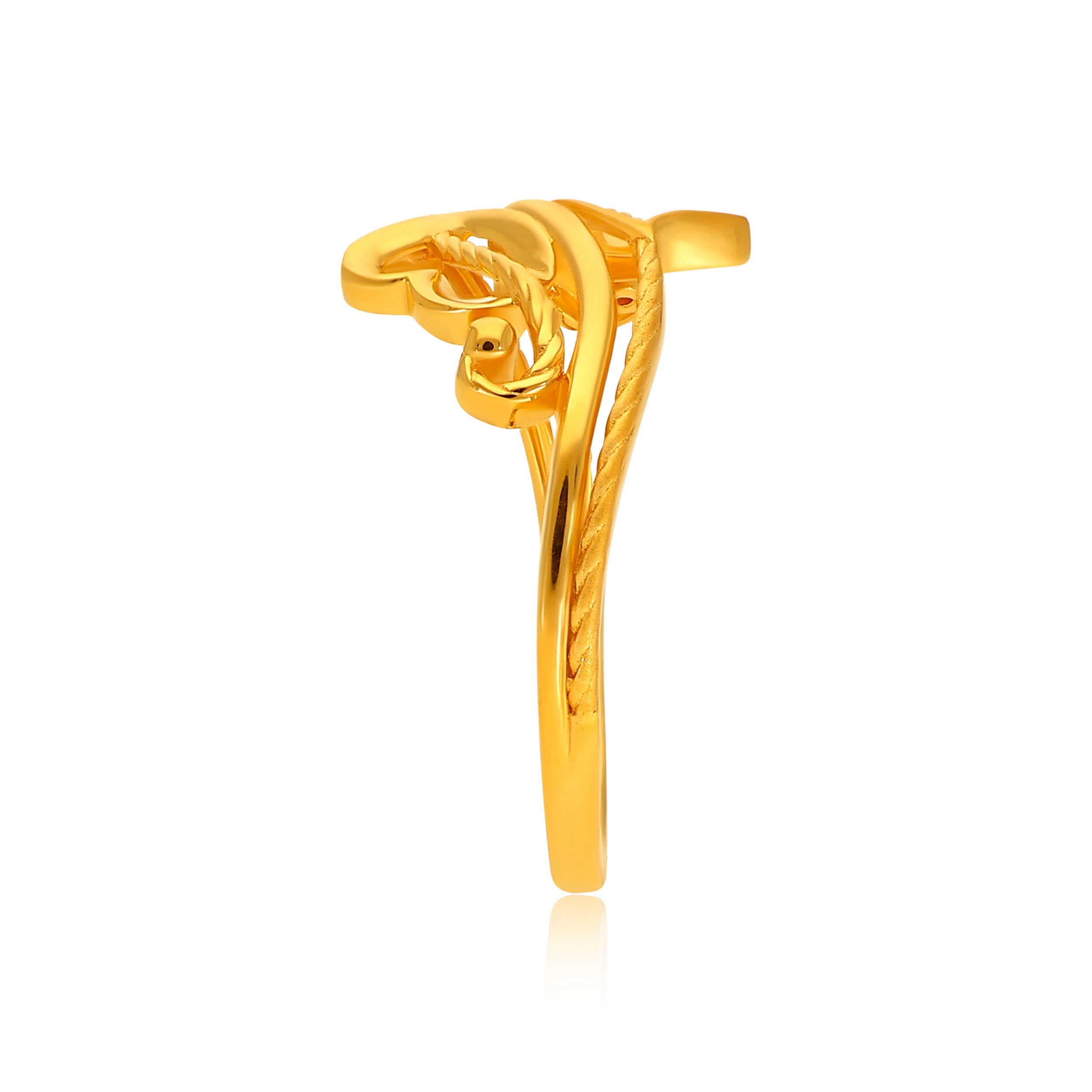 22K Yellow Gold Ring_GLR-SAD0000101 - Senco Gold and Diamonds