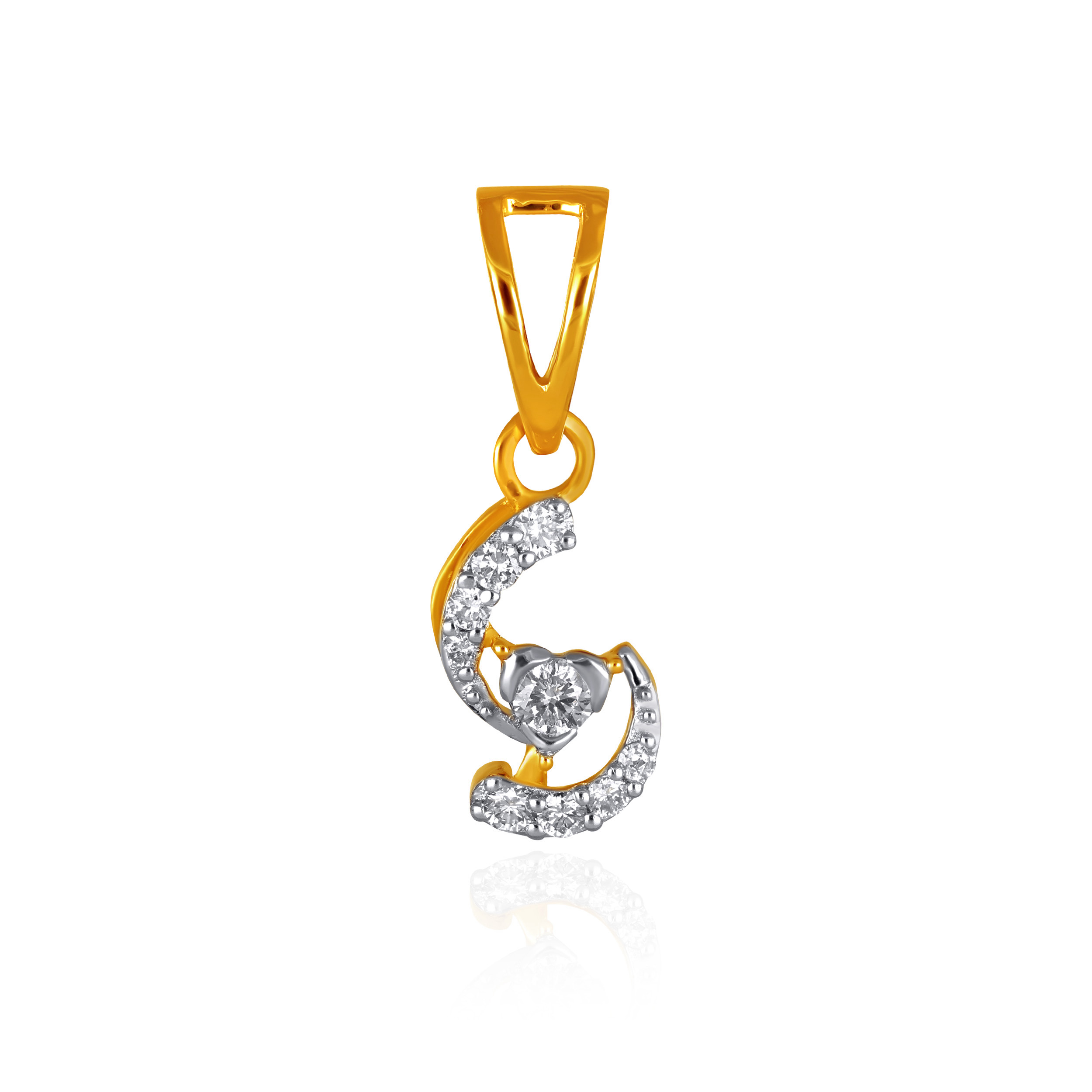 Fluid Cascade Diamond Pendant - Senco Gold and Diamonds