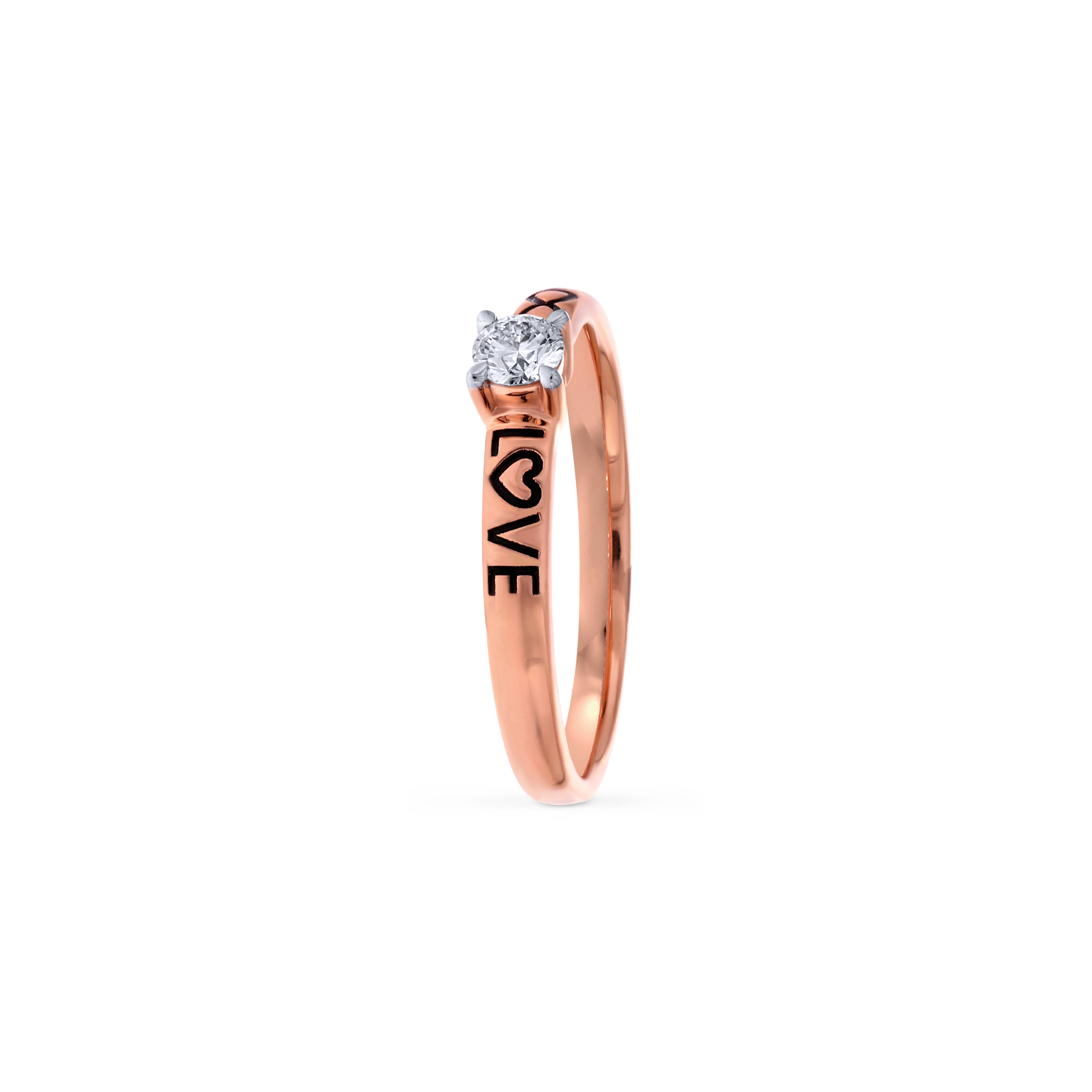 Infinite Love Solitaire Ring - Senco Gold and Diamonds