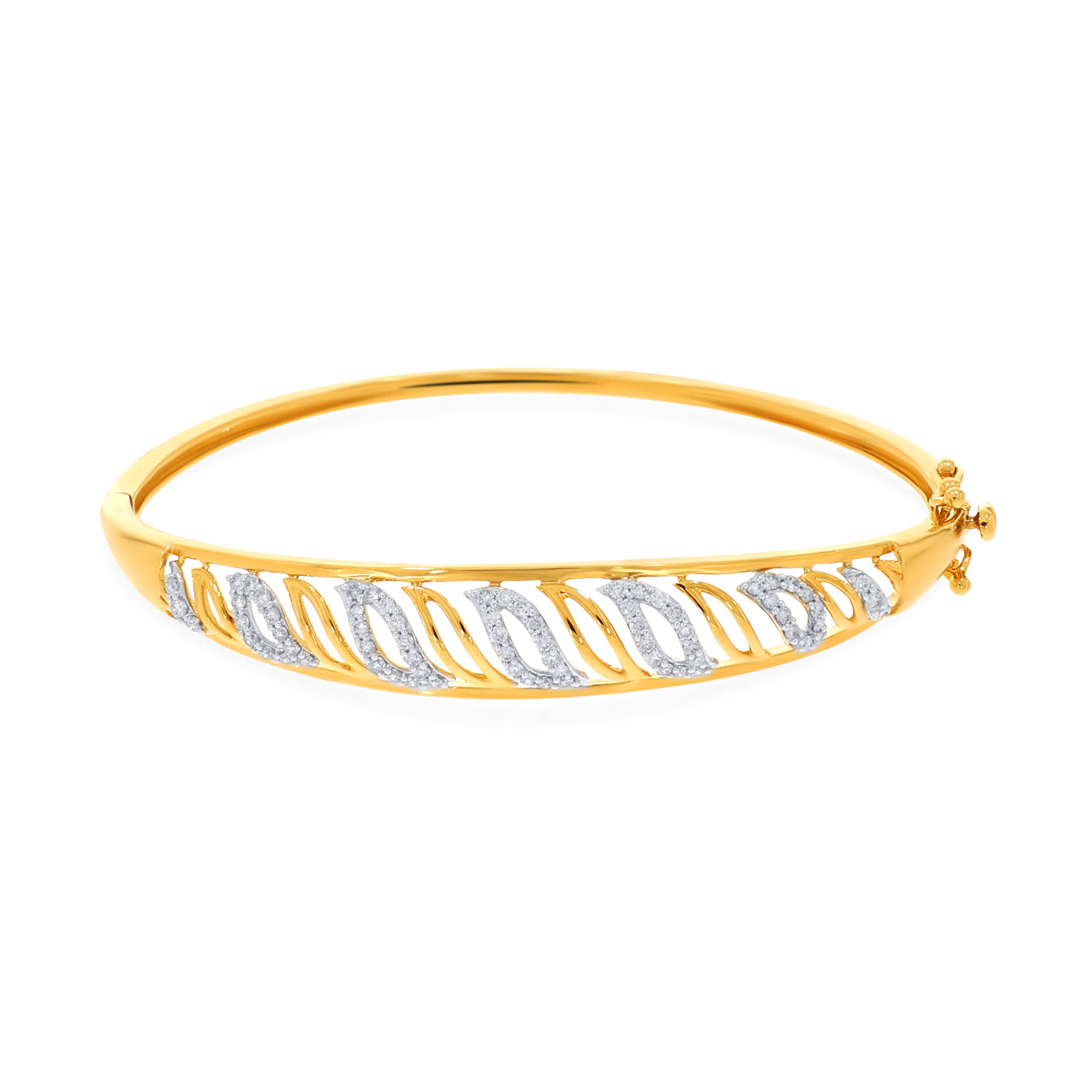 Artsy Leaves Diamond Bracelet - Senco Gold and Diamonds
