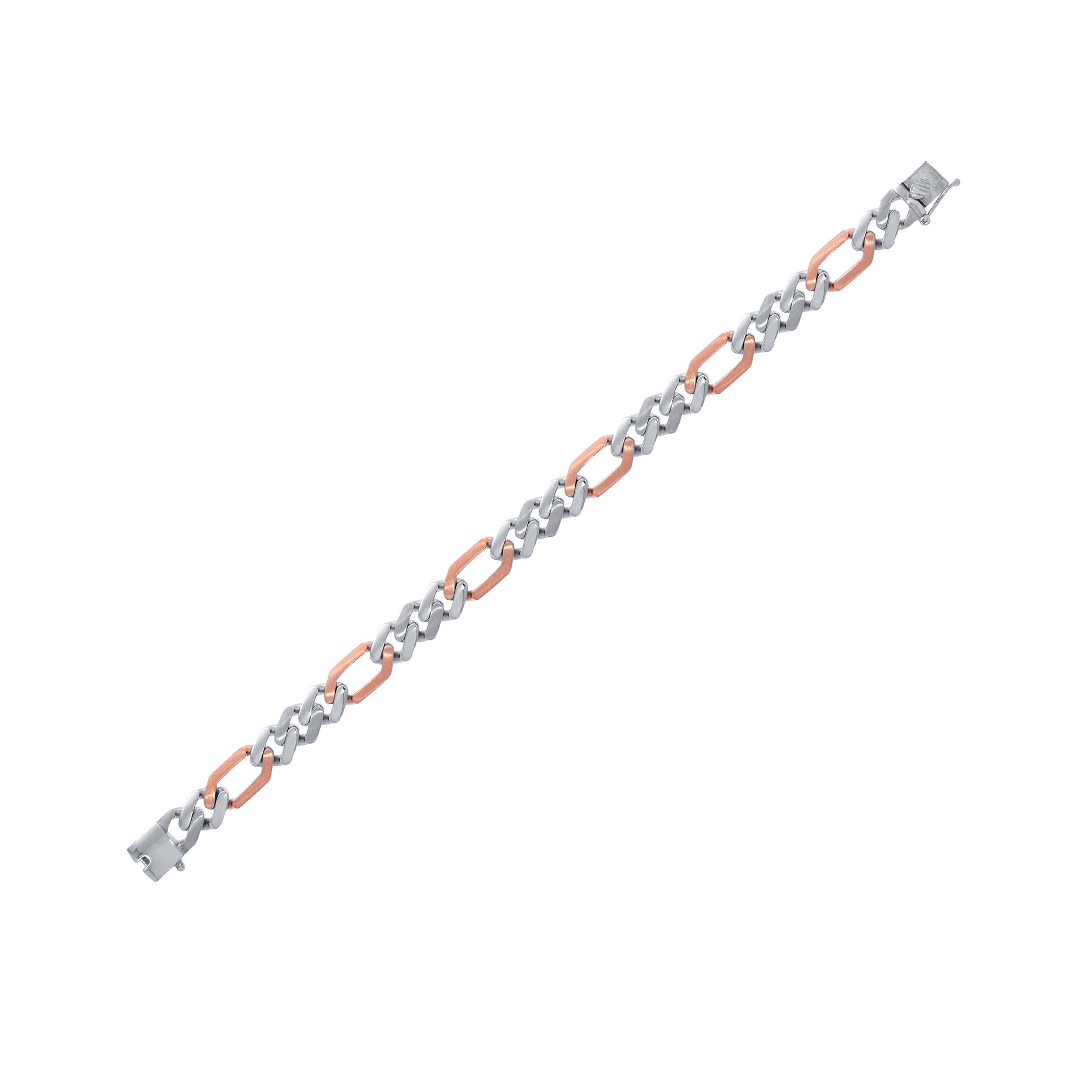 Fusion Harmony Men Platinum Wristlet - Senco Gold and Diamonds