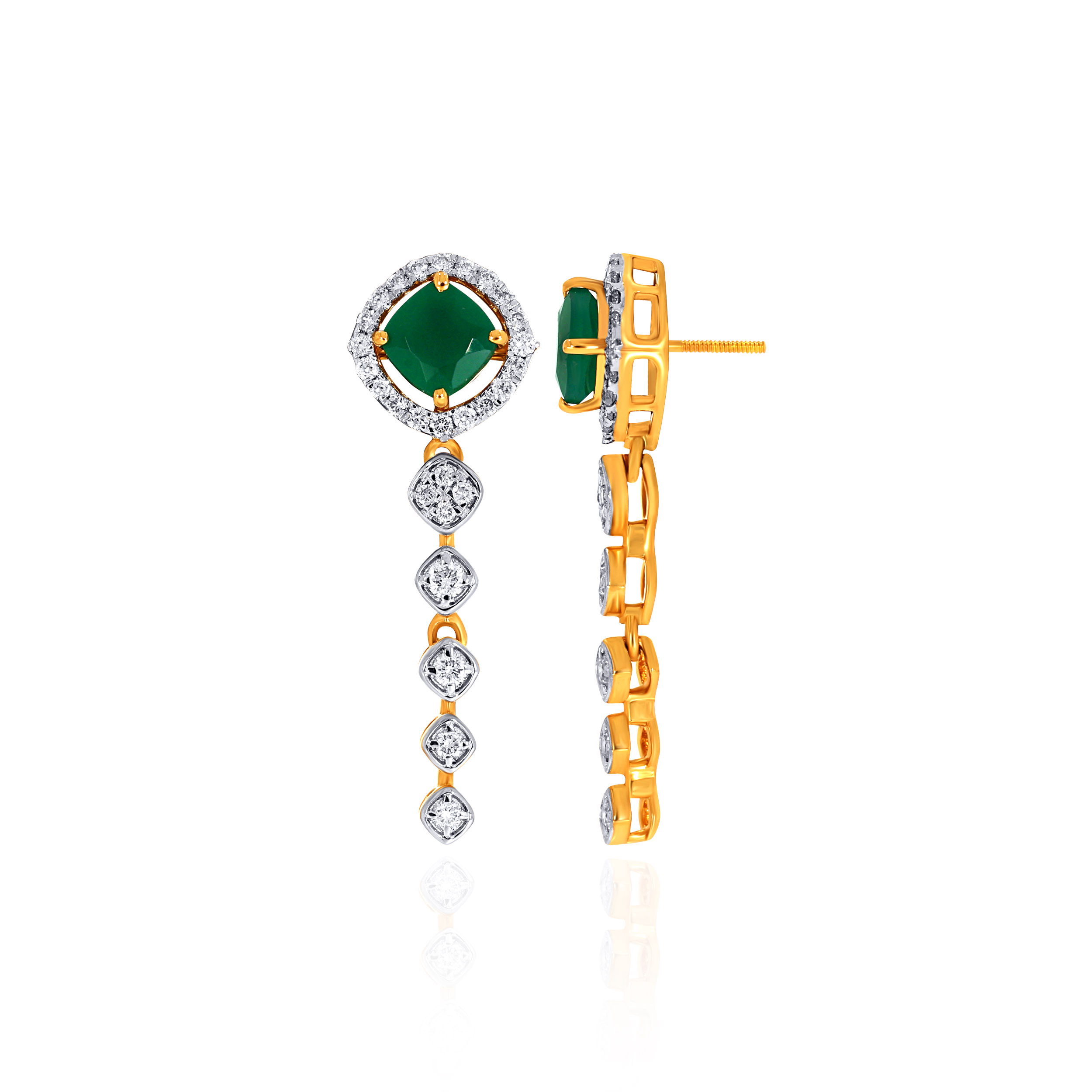 Cocktail Elegance Diamond Earrings - Senco Gold and Diamonds