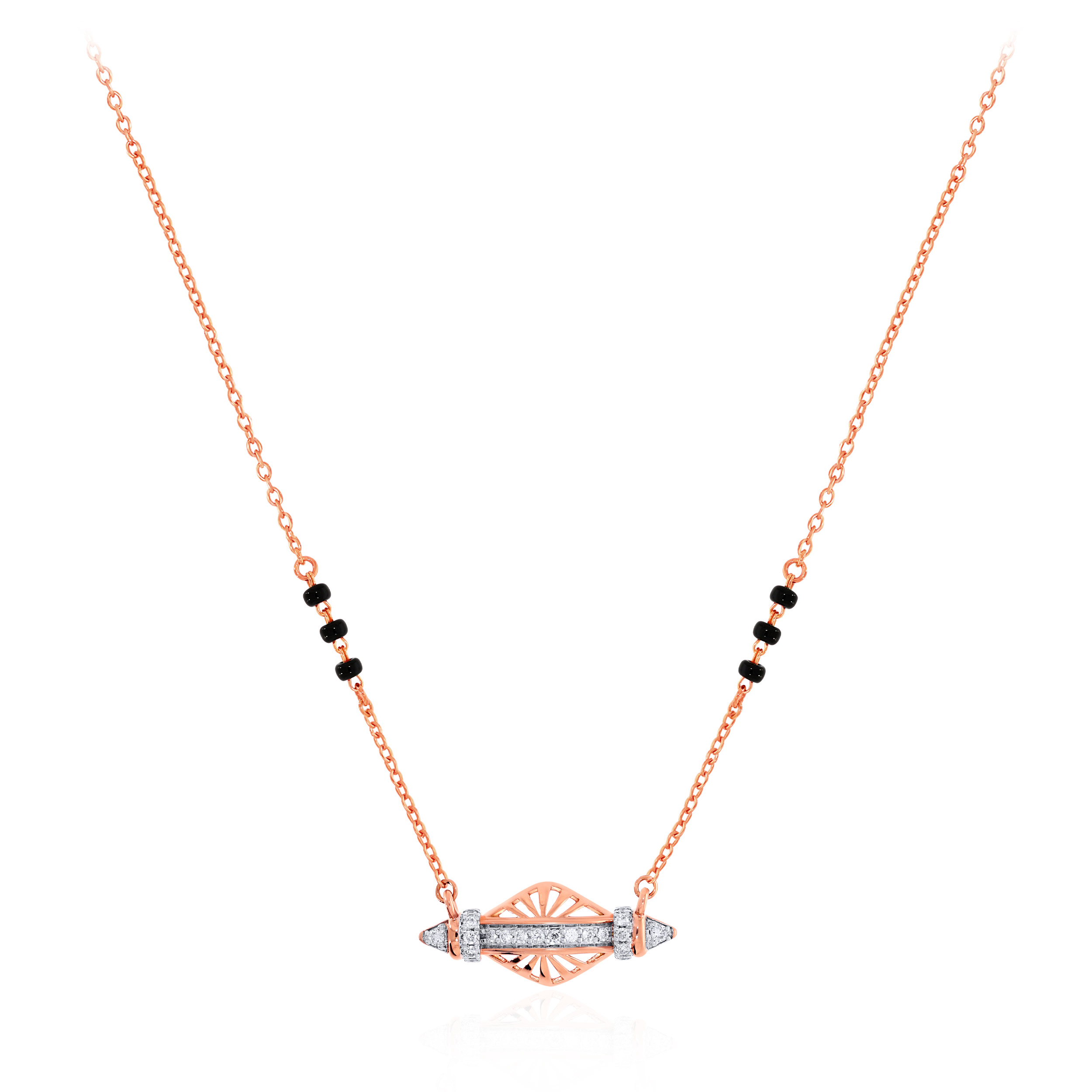 Eternal Union Diamond Mangalsutra - Senco Gold and Diamonds