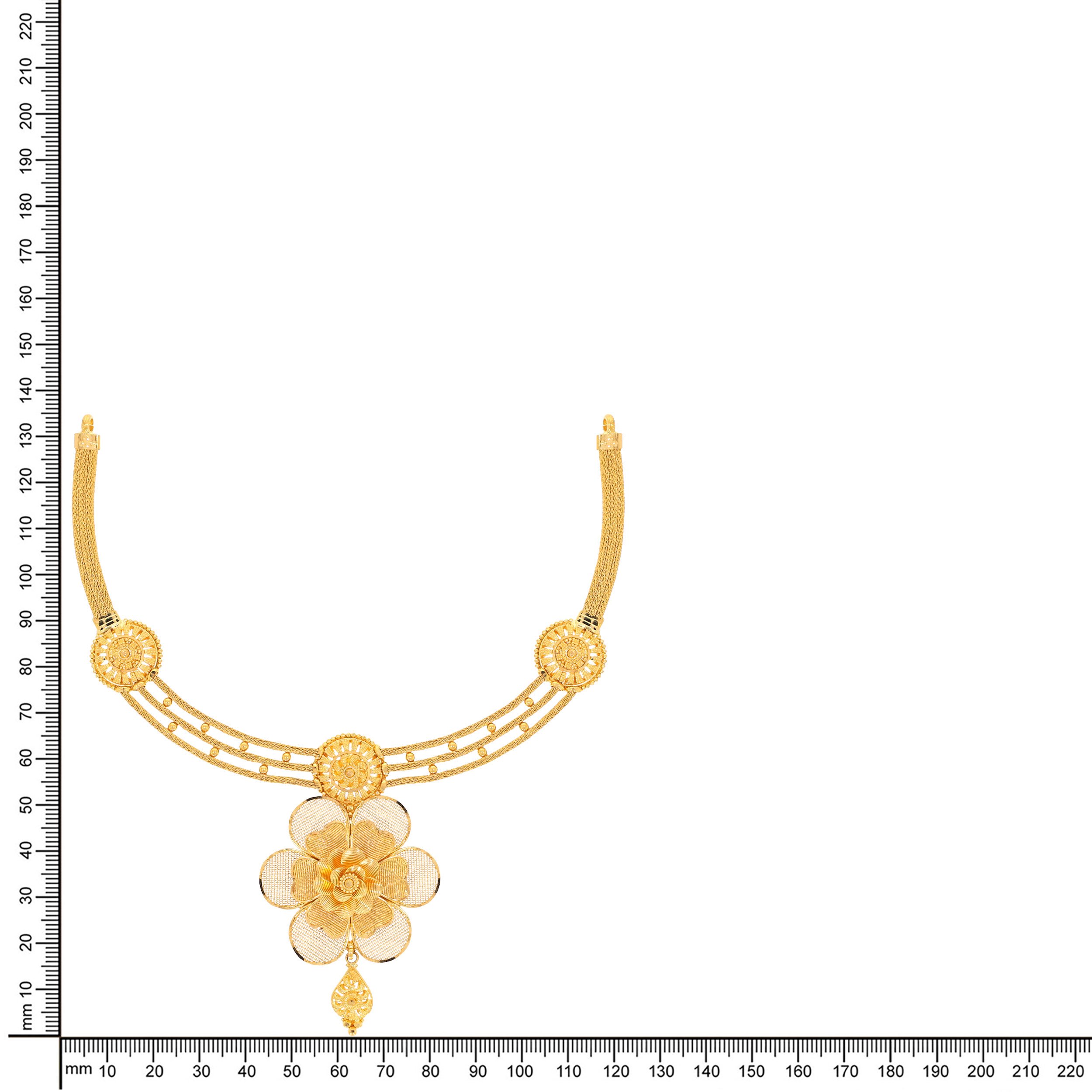Orchid Whisper Gold Necklace - Senco Gold and Diamonds