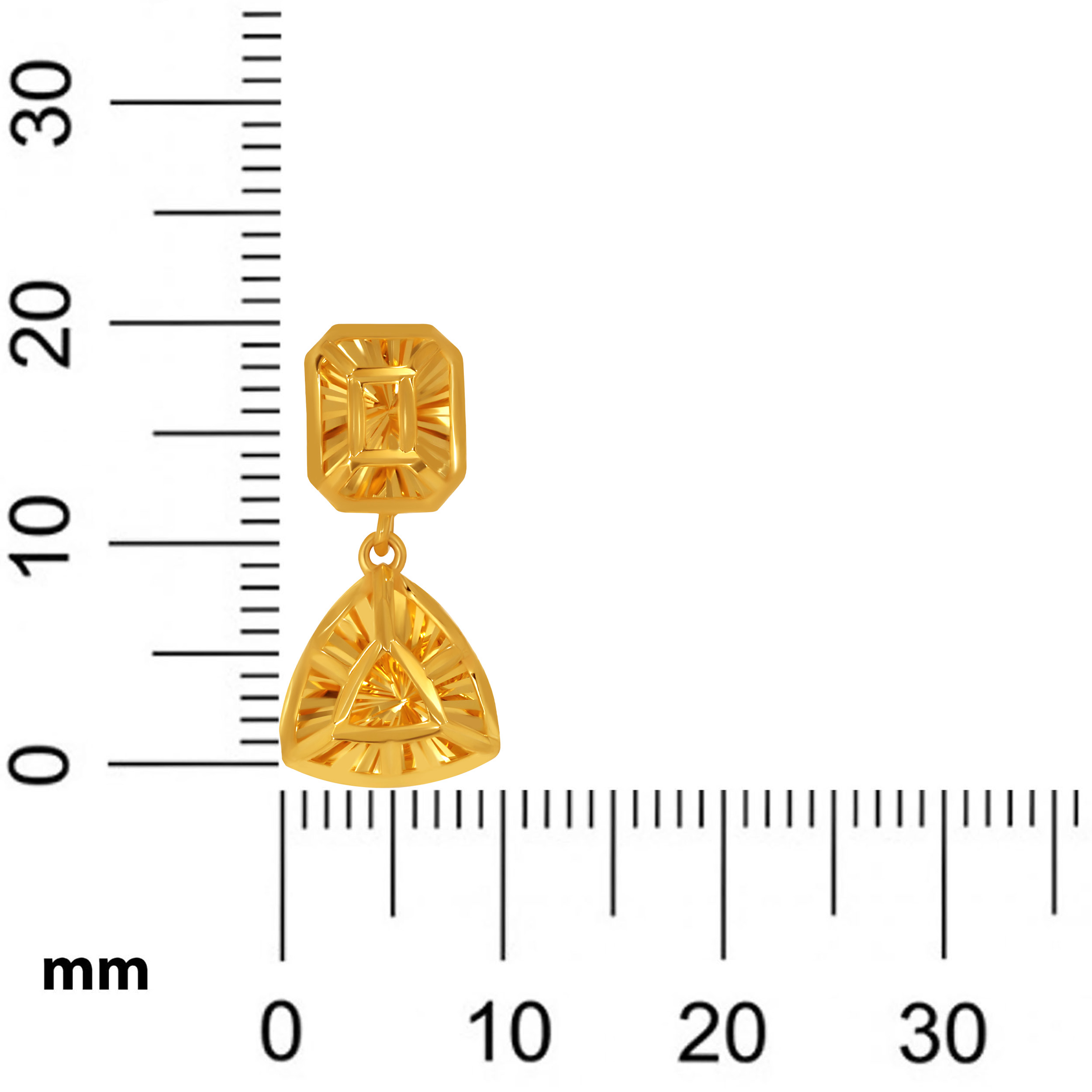 Linked Luminance Gold Drops - Senco Gold and Diamonds