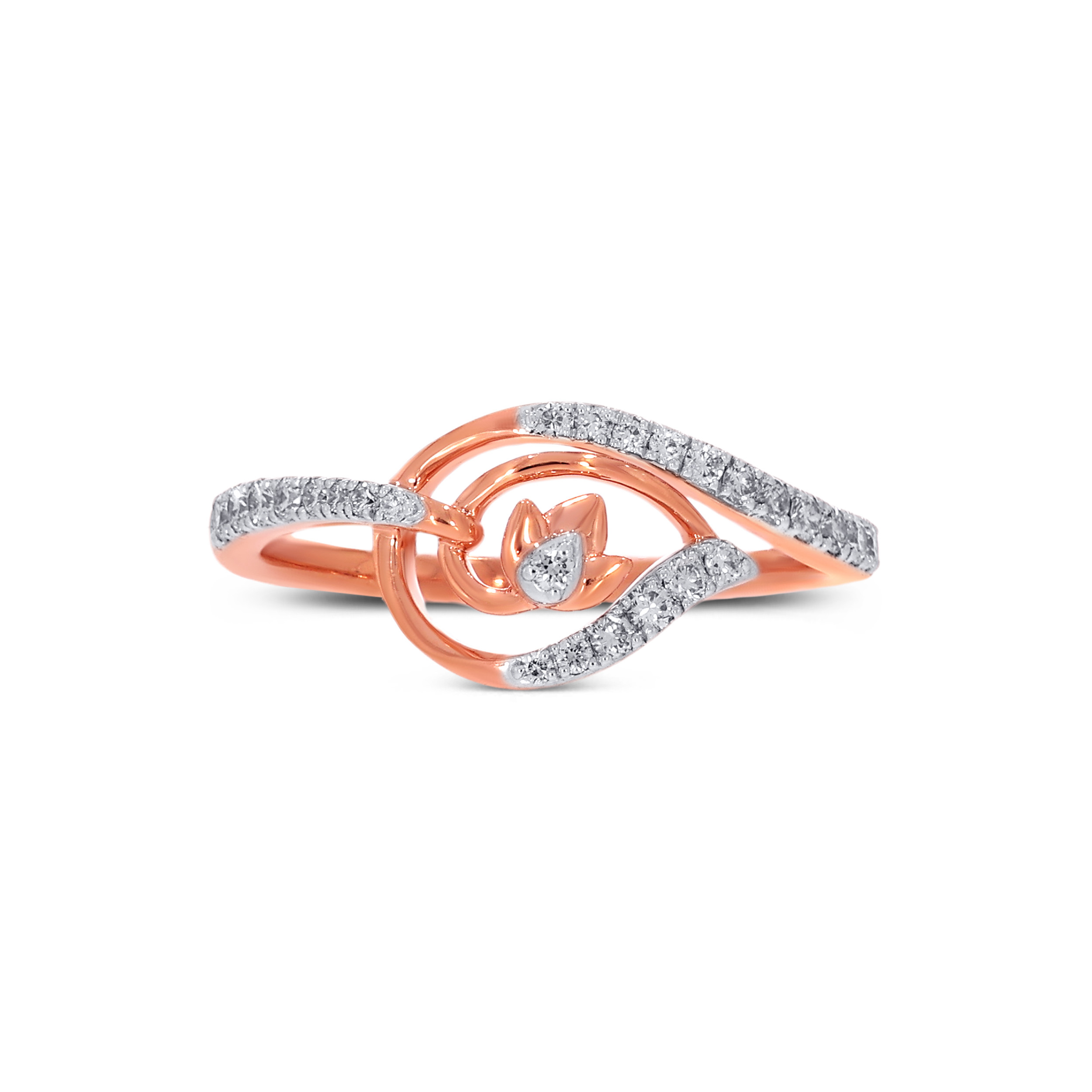 Petal Swirl Diamond Ring - Senco Gold and Diamonds