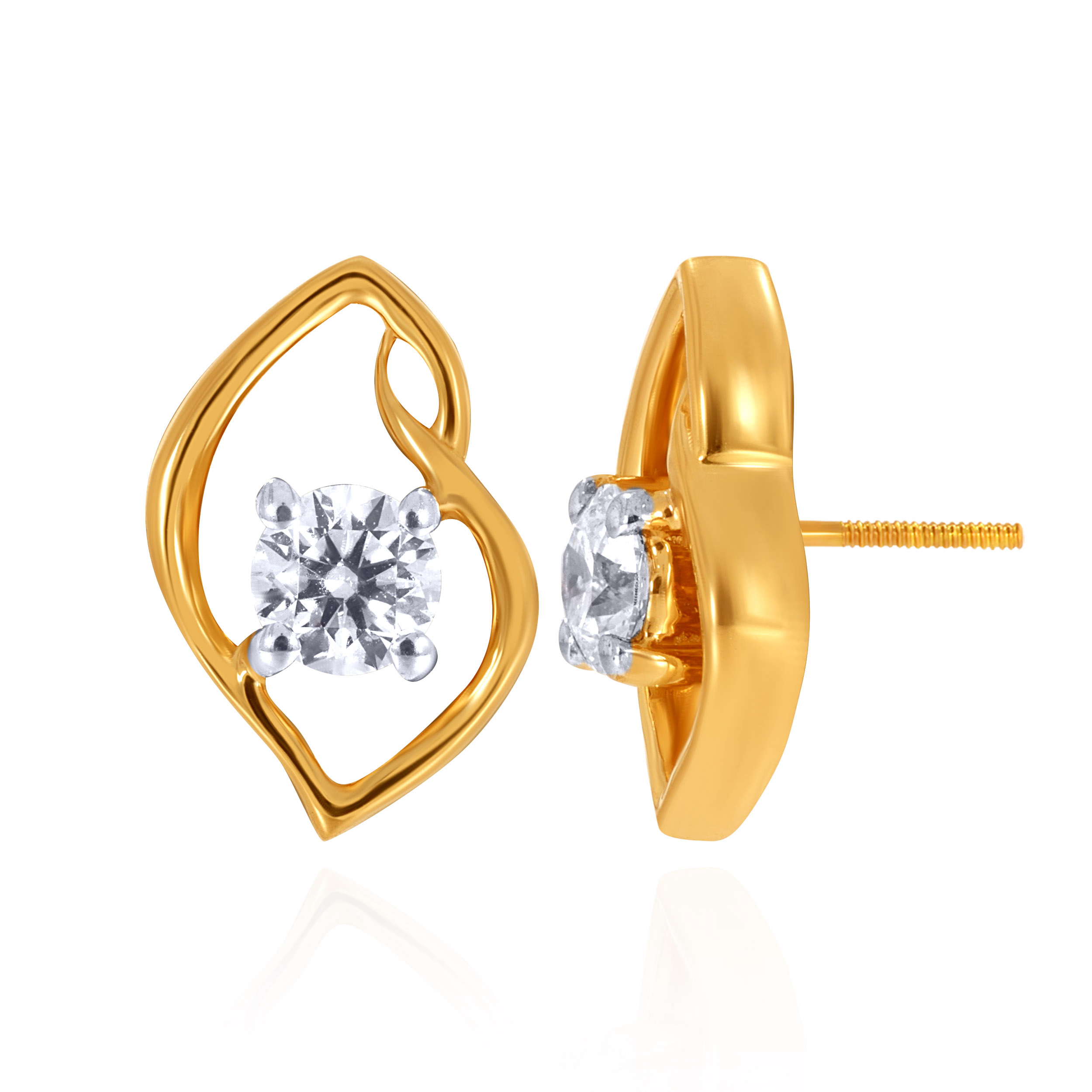 Nova Solitaire Diamond Studs - Senco Gold and Diamonds