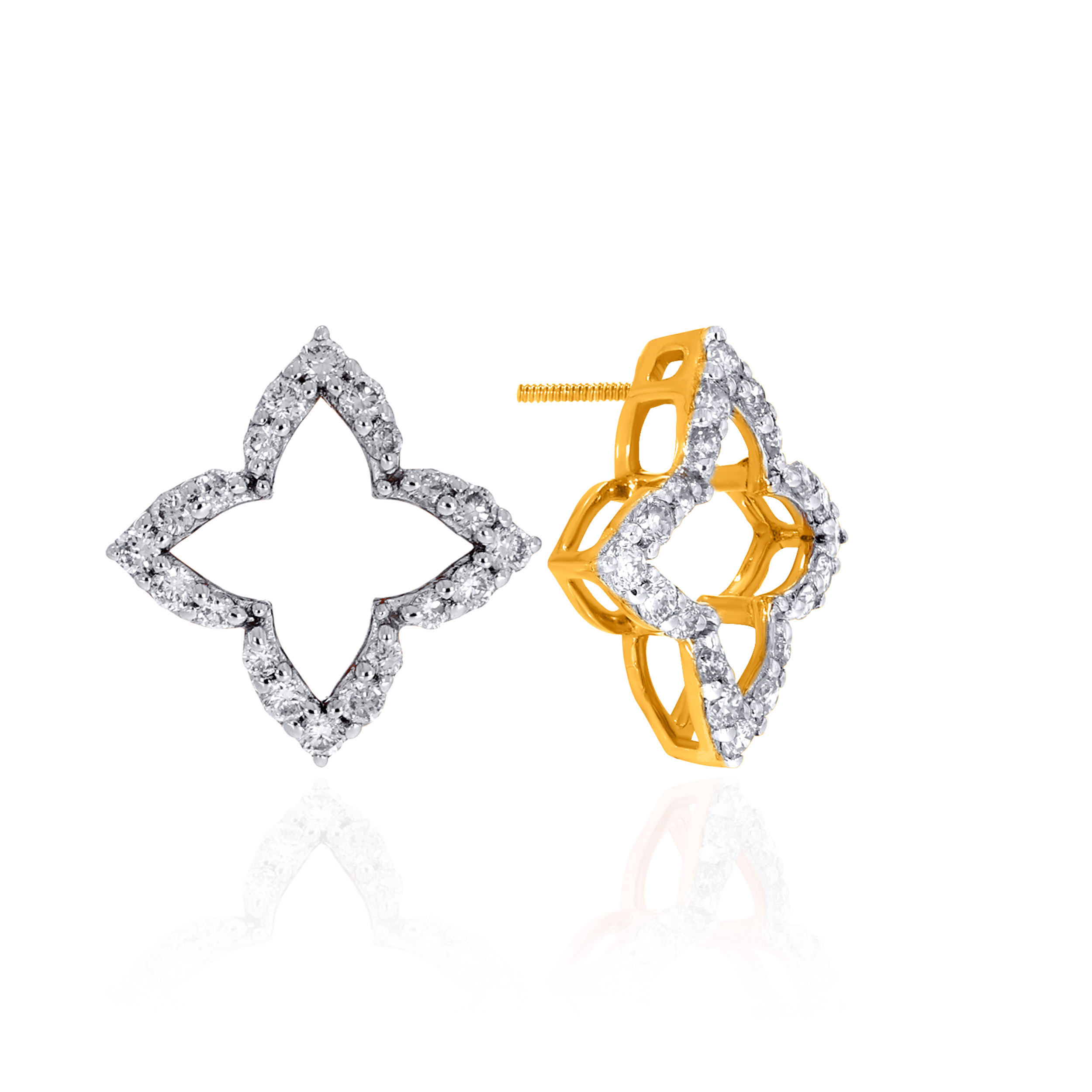 Luminous Bloom Diamond Studs - Senco Gold and Diamonds