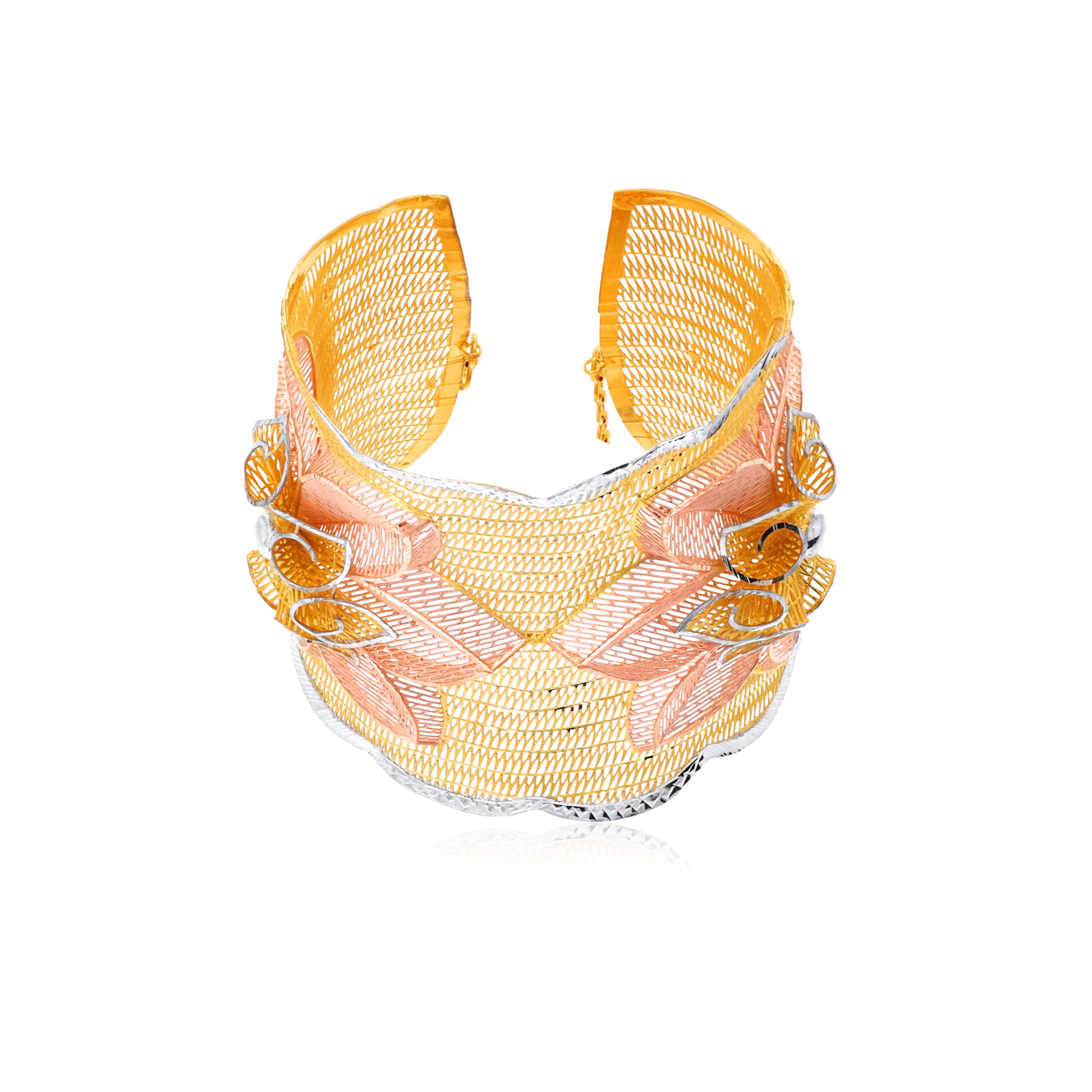 Regal Blossom Gold Bracelet - Senco Gold and Diamonds