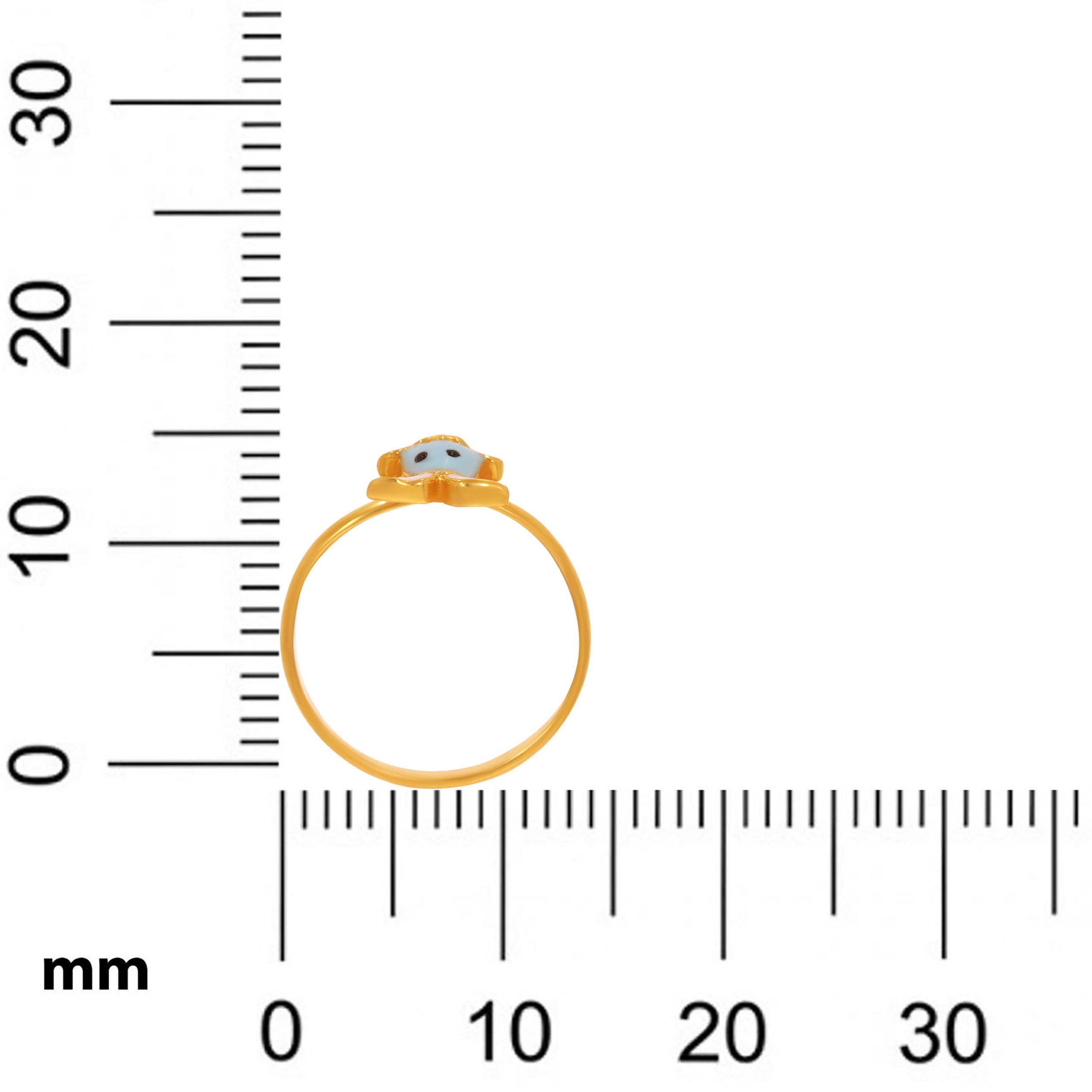 Adorable Puppy Kid's Gold Ring - Senco Gold and Diamonds