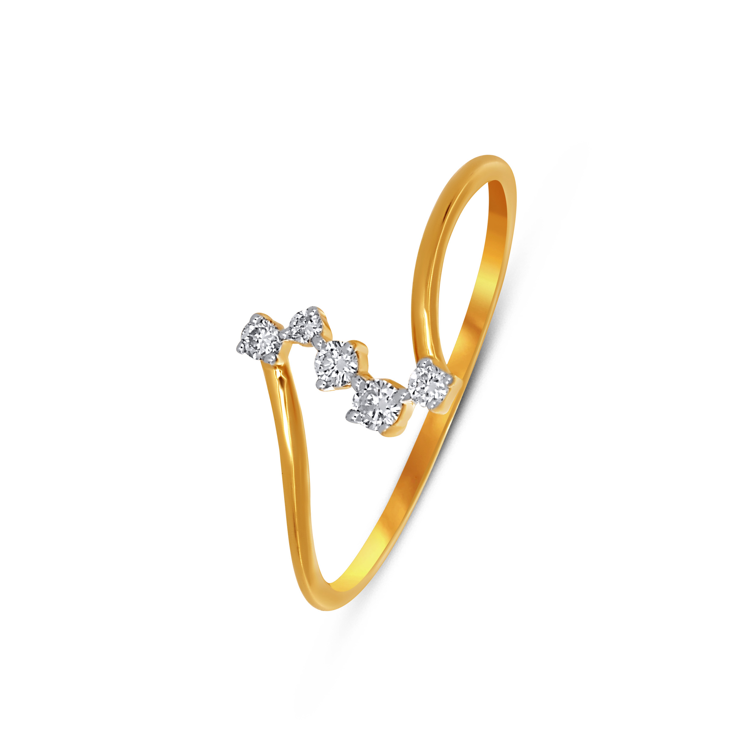 Twist of Light Diamond Ring - Senco Gold and Diamonds