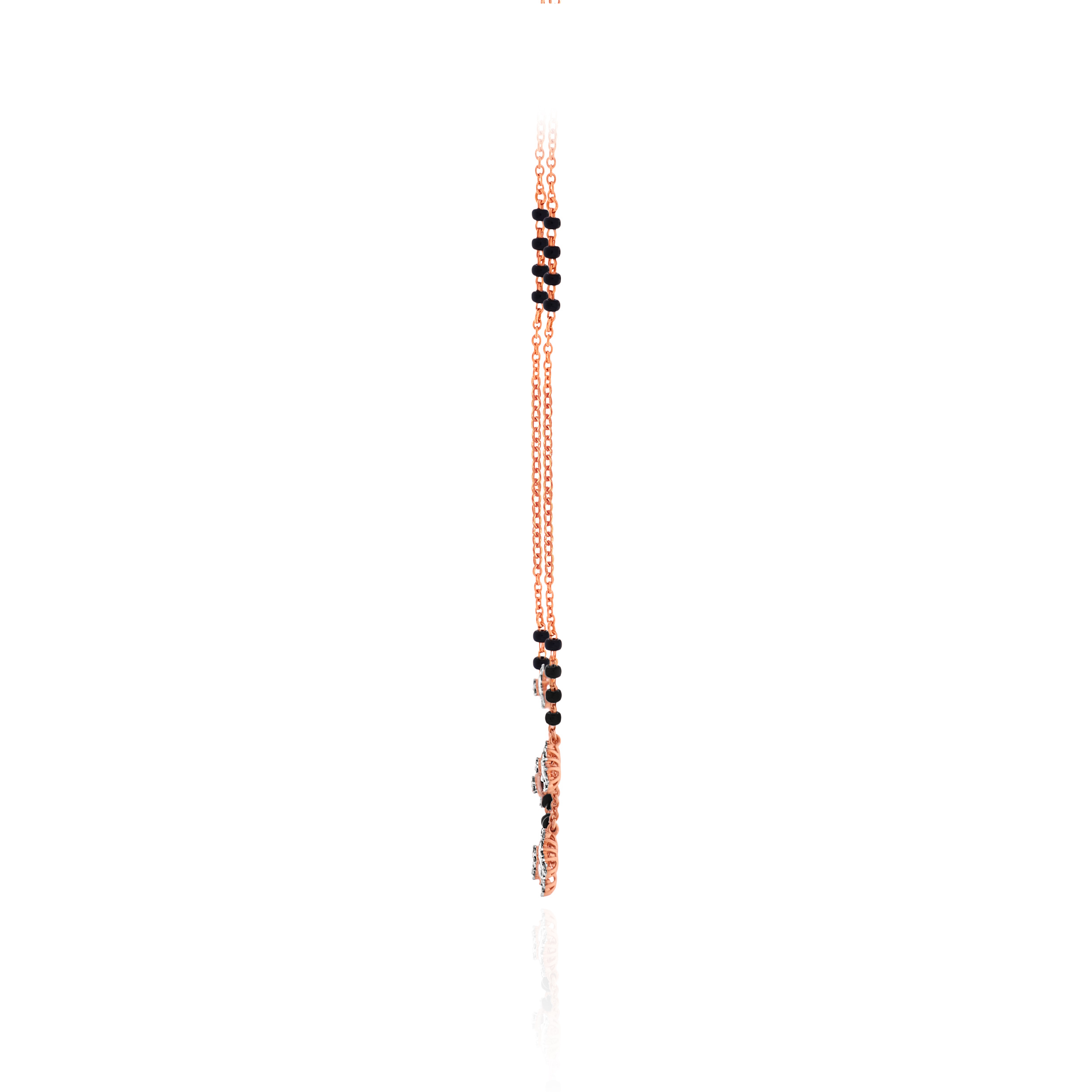Twilight Love Diamond Mangalsutra Pendant - Senco Gold and Diamonds