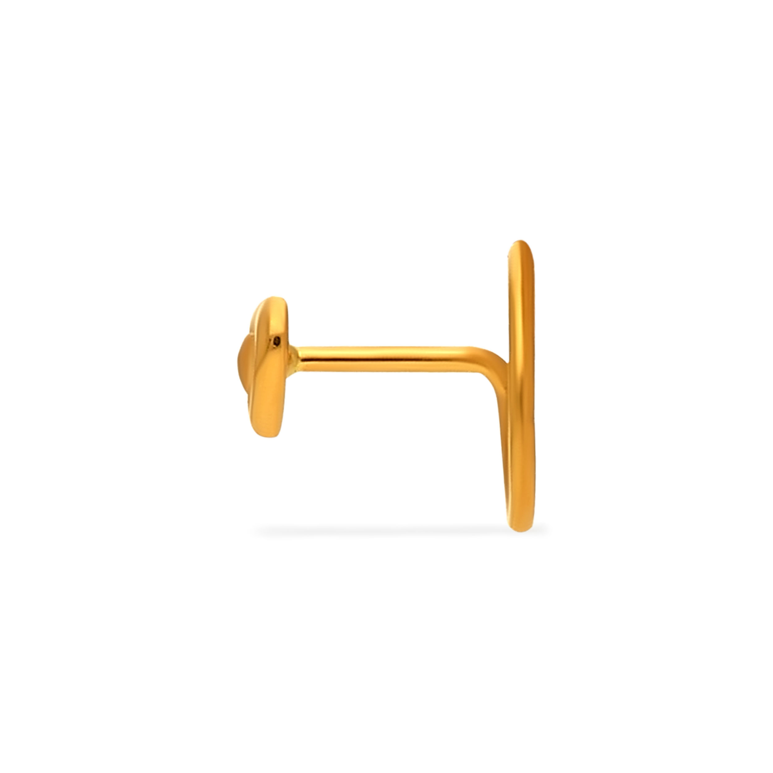 Love Lite Gold Nose Pin - Senco Gold and Diamonds