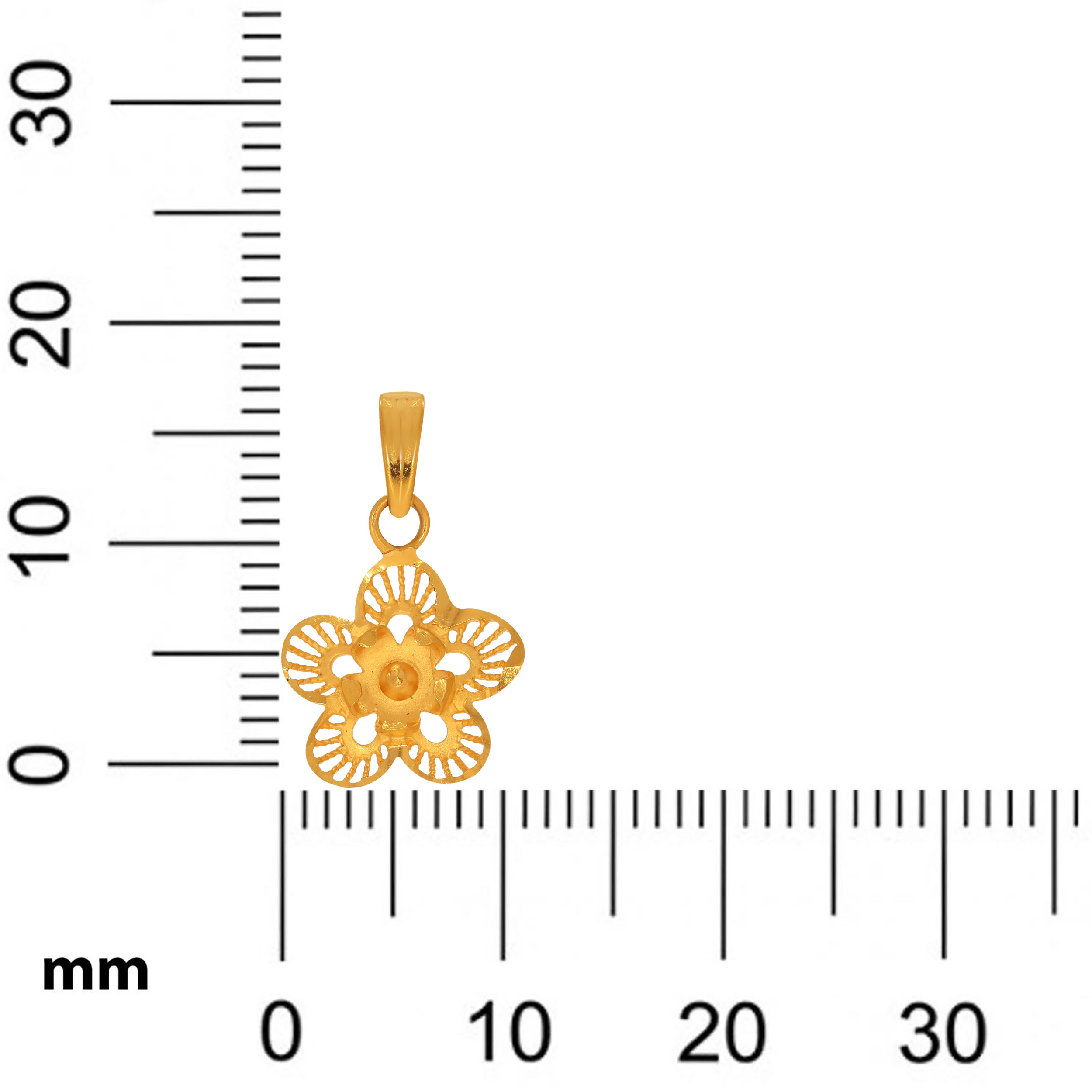 Graceleaf Gold Pendant - Senco Gold and Diamonds
