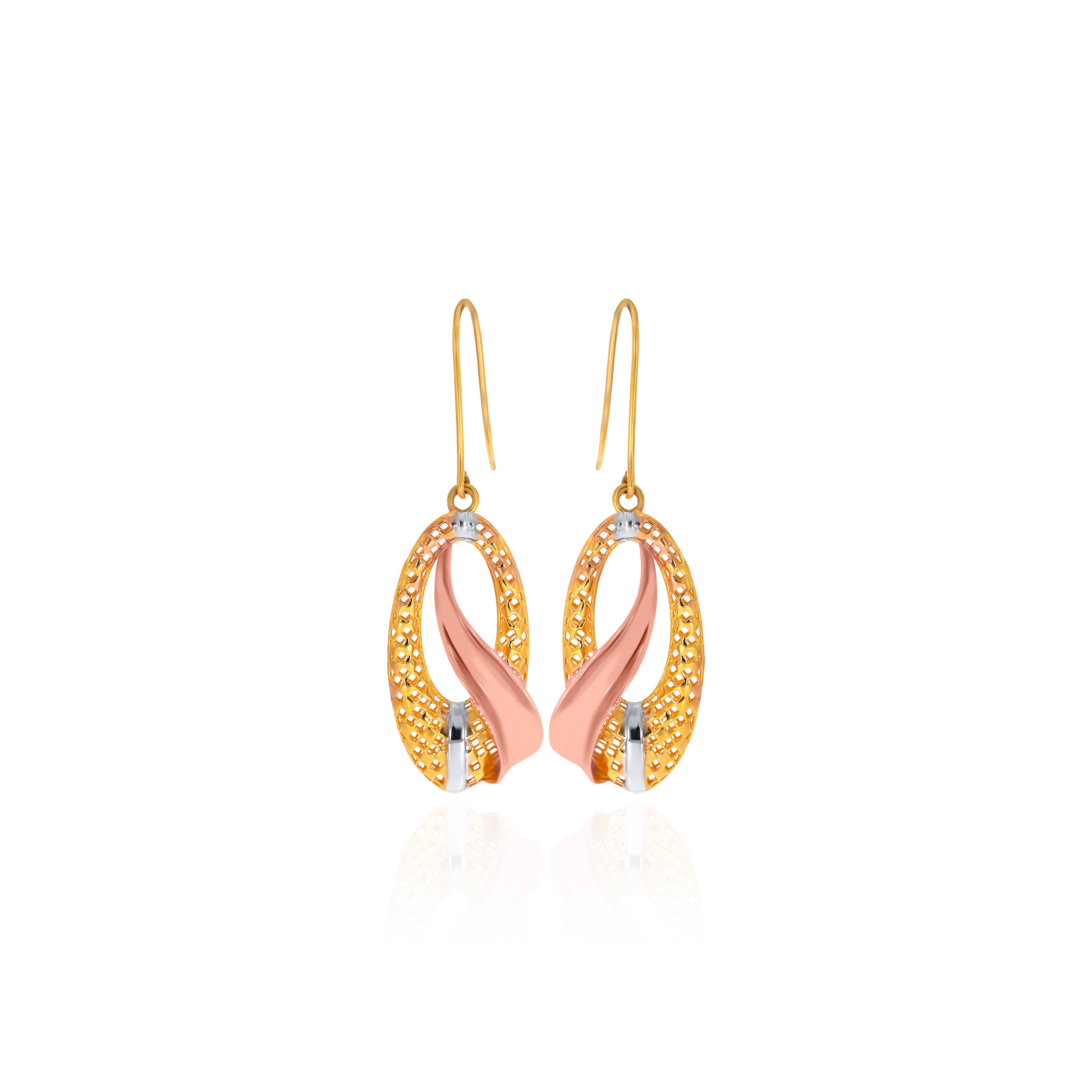 18K Yellow Gold Gold Drop Earrings-GP-D000690114 - Senco Gold and Diamonds
