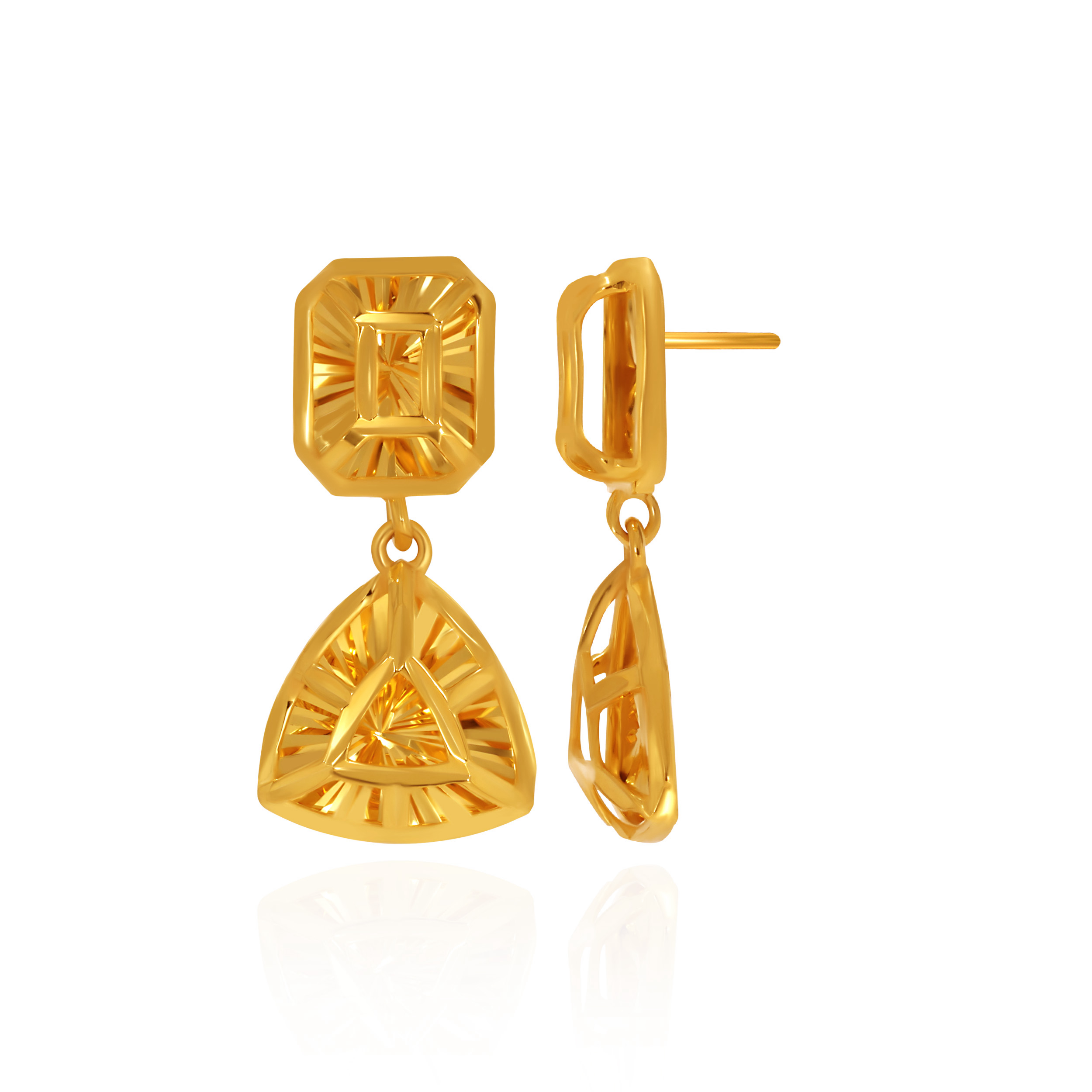 Linked Luminance Gold Drops - Senco Gold and Diamonds