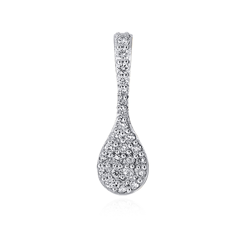 Spoonflow Diamond Pendant - Senco Gold and Diamonds