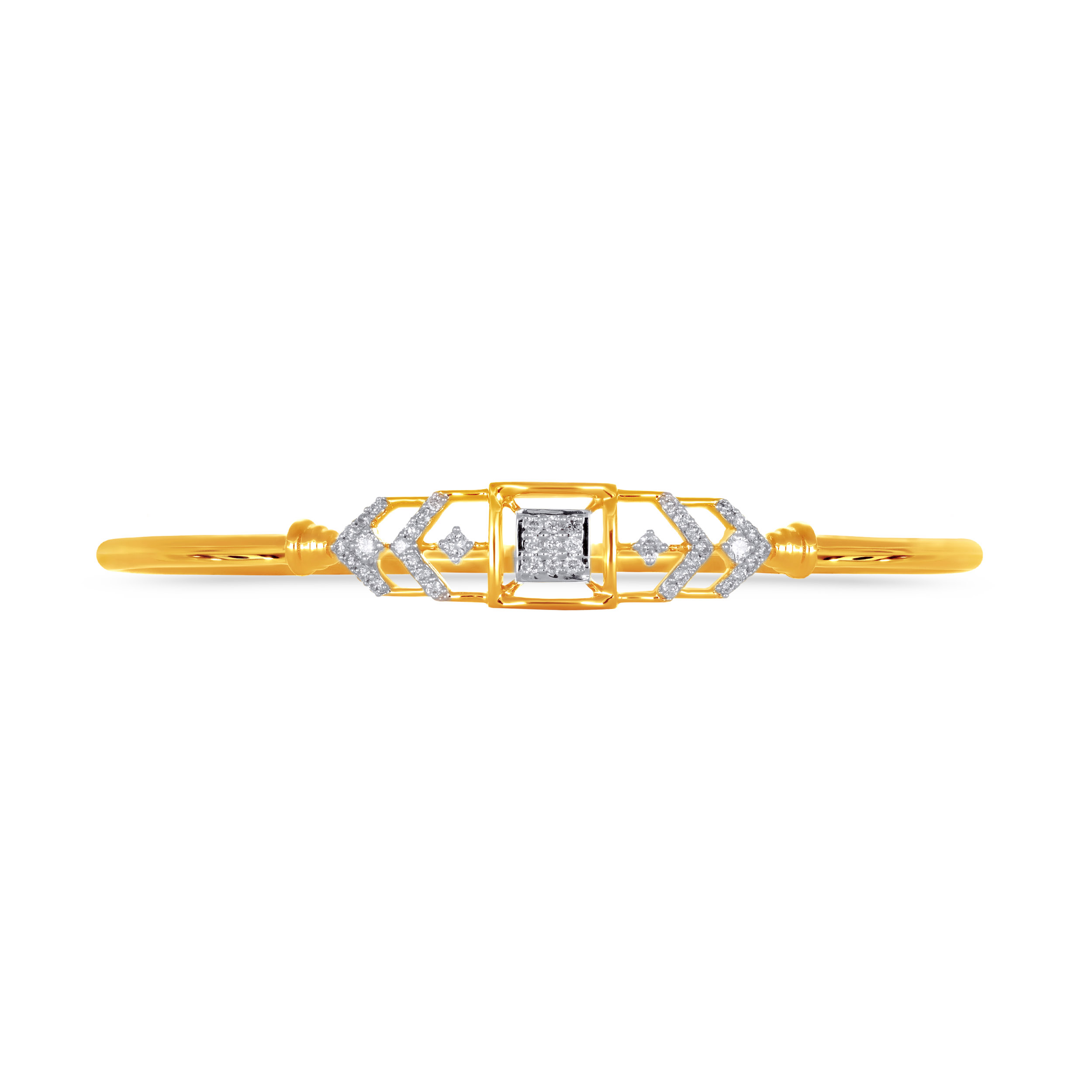 Radiant Symmetry Diamond Noa Bangle - Senco Gold and Diamonds