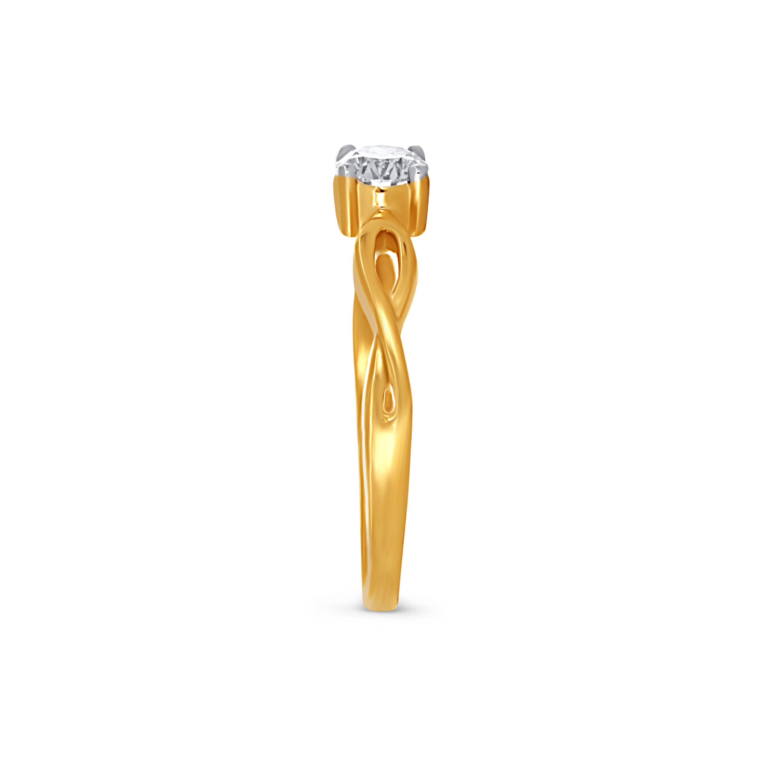 Promise Knot Solitaire Diamond Ring alternate view 2