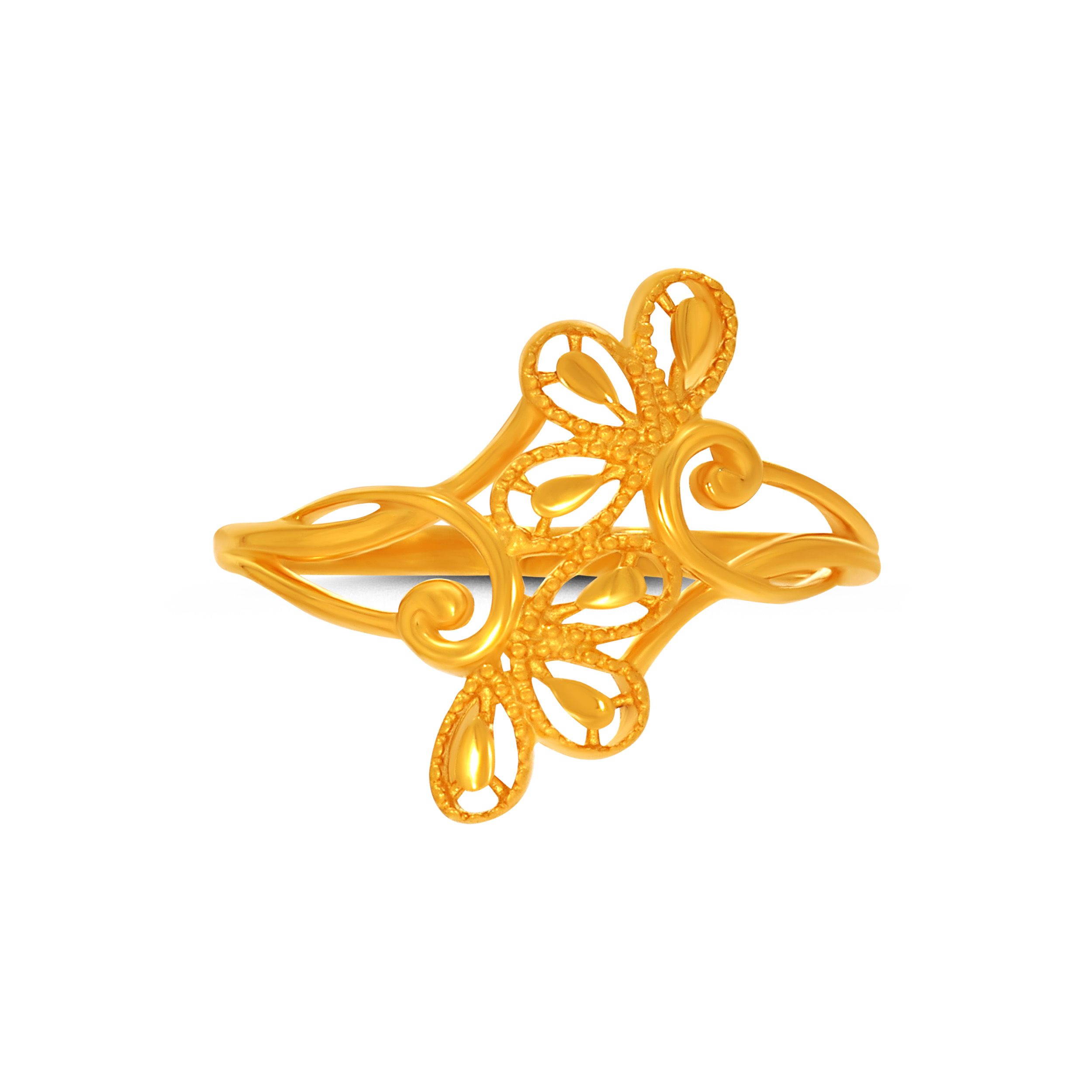 Arabesque Butterfly Gold Ring alternate view 1