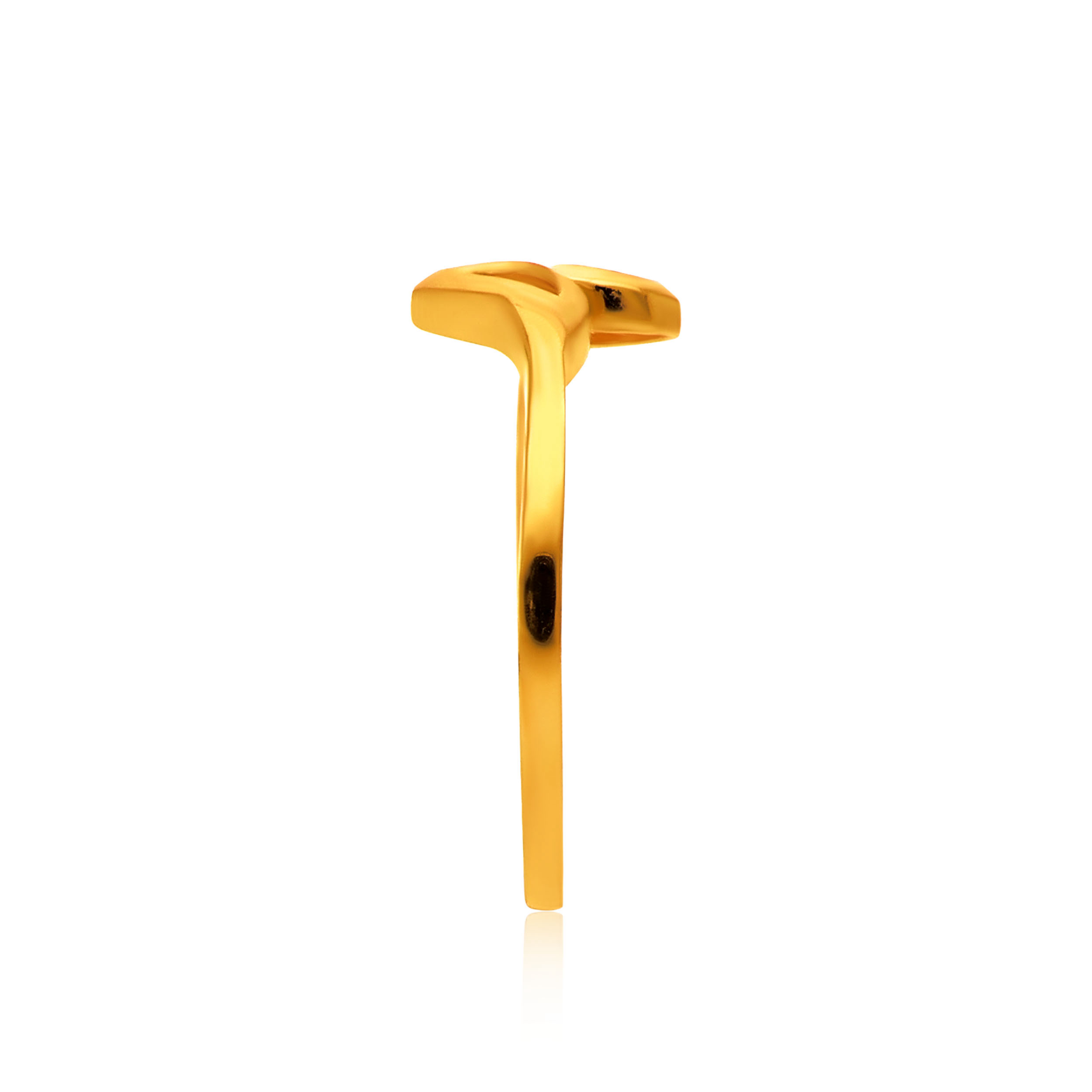 Twin Touch Gold Ring - Senco Gold and Diamonds