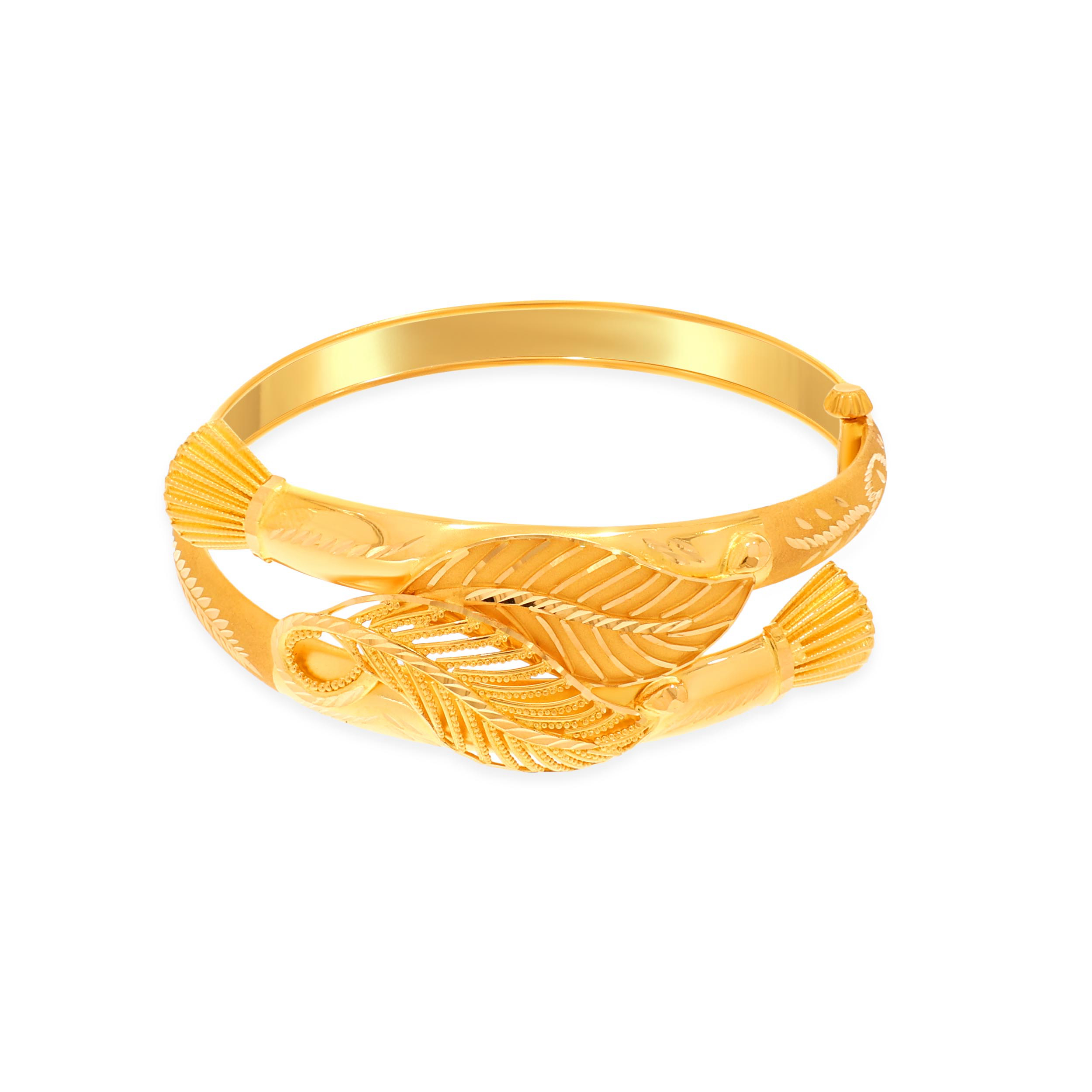 Leafy Hug Gold Bracelet - Senco Gold and Diamonds