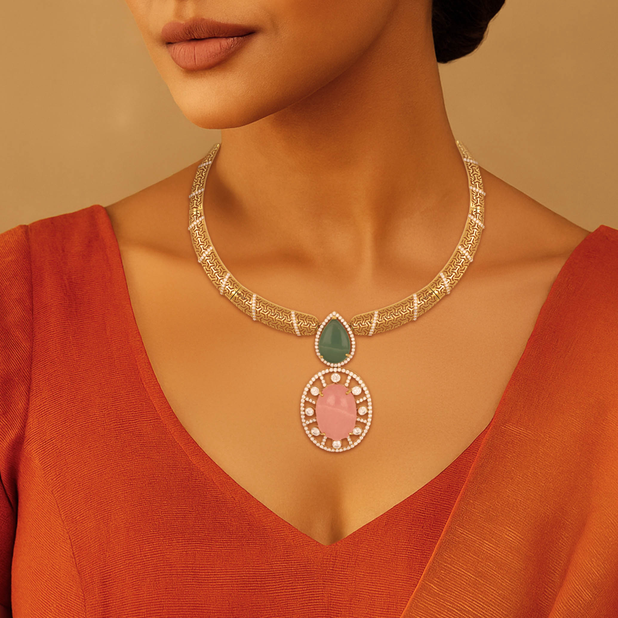 Elarienne Bloom Gold Necklace - Senco Gold and Diamonds