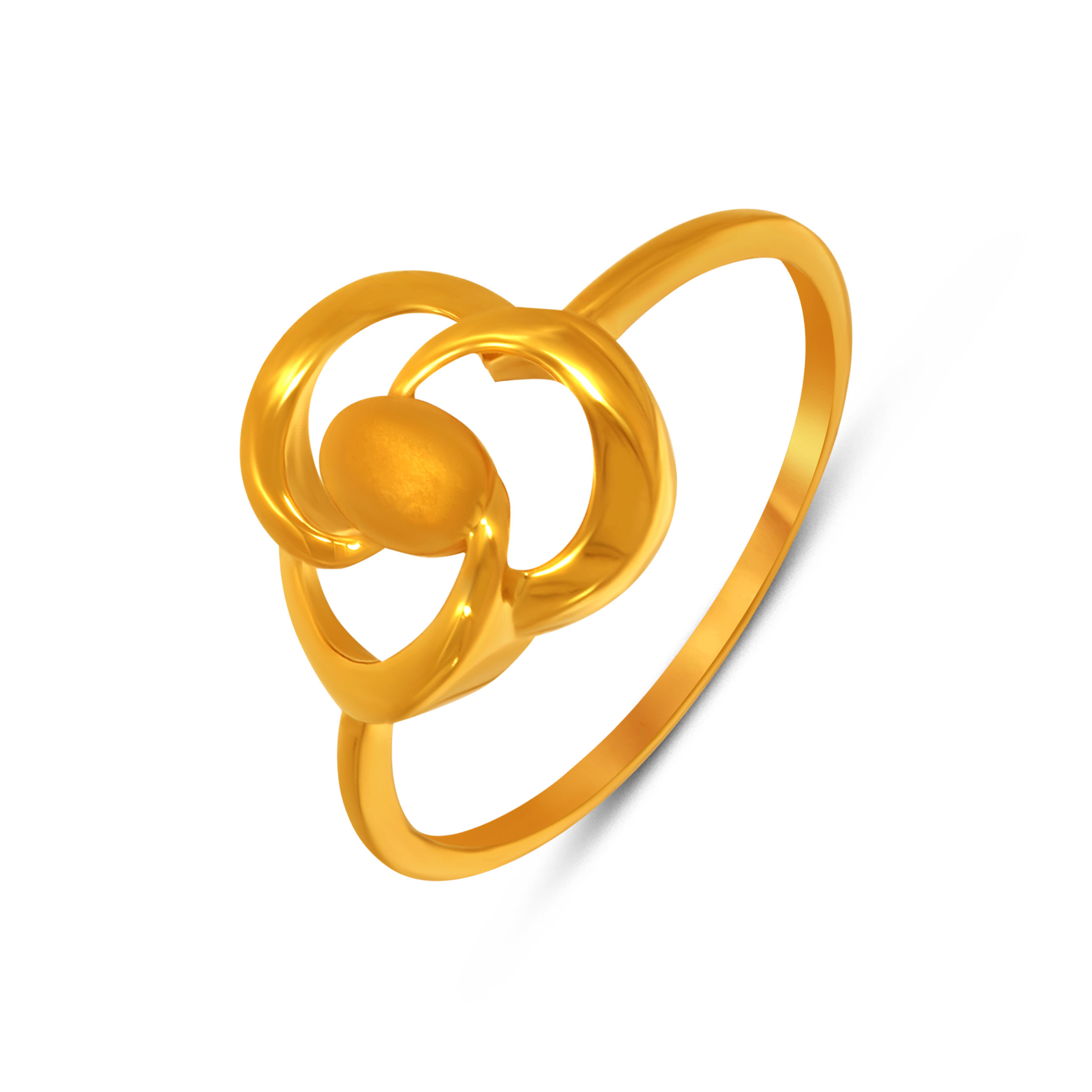  Floral Silhouette Gold Ring - Senco Gold and Diamonds