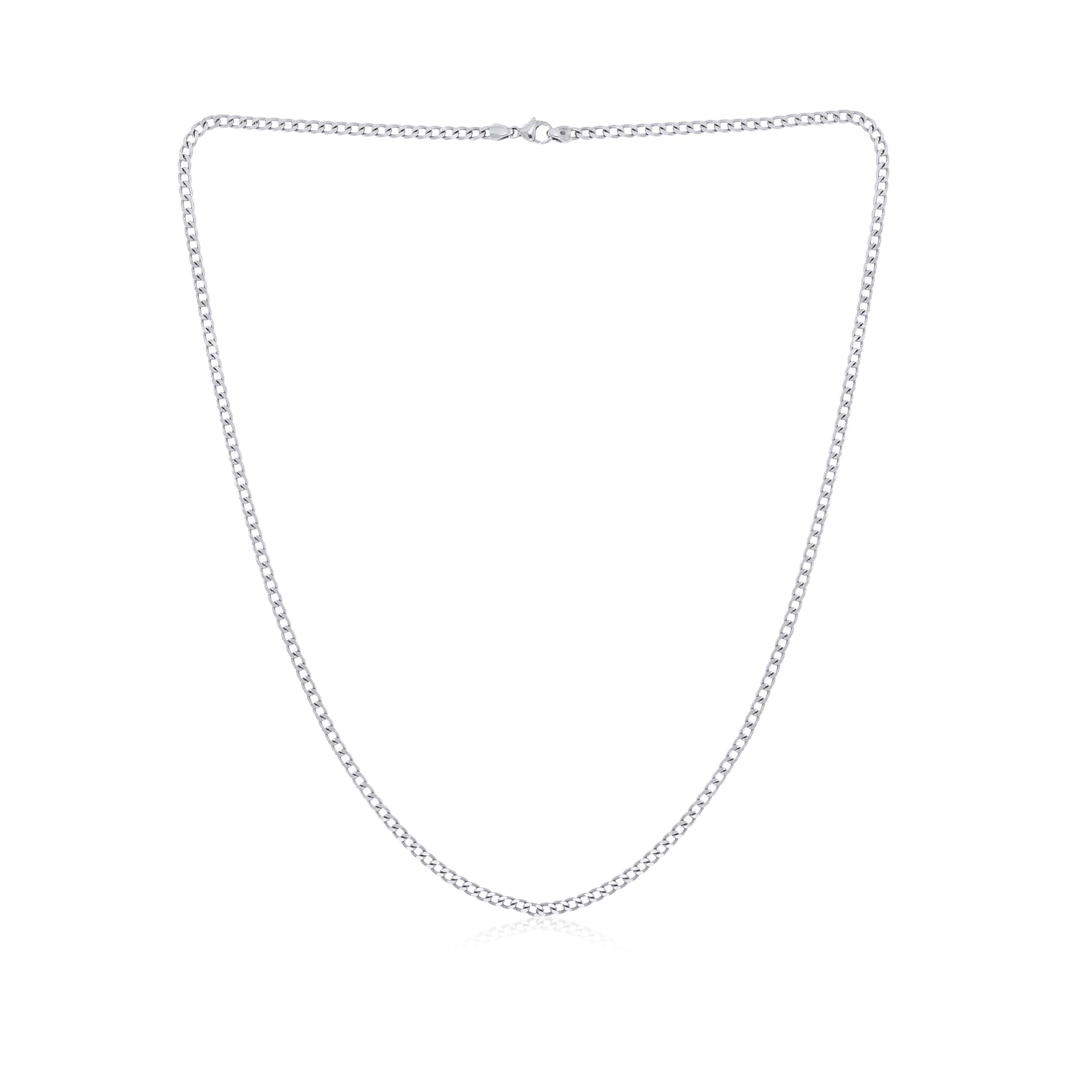 Groovy Shine Men Platinum Chain - Senco Gold and Diamonds
