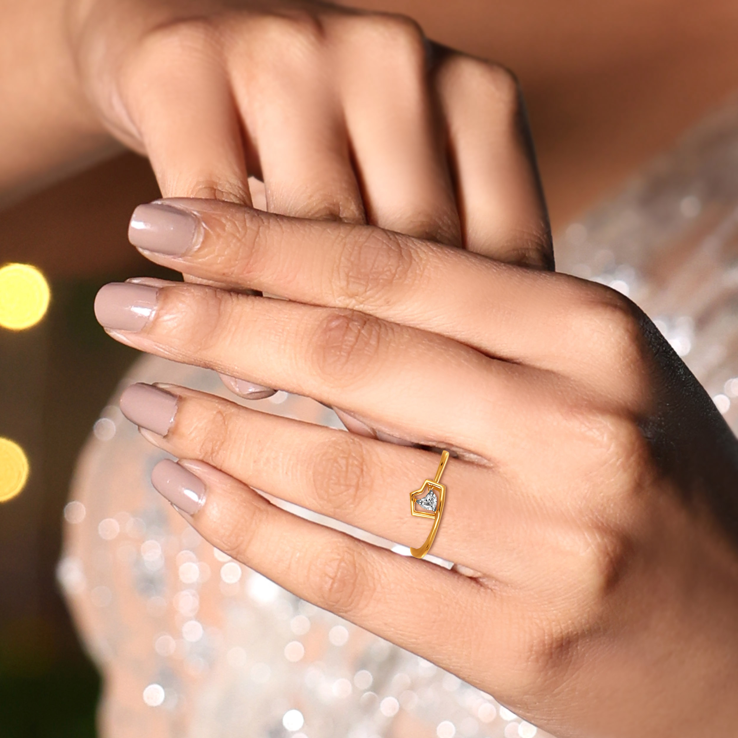 Seraphina's Heart Embrace Diamond Ring - Senco Gold and Diamonds