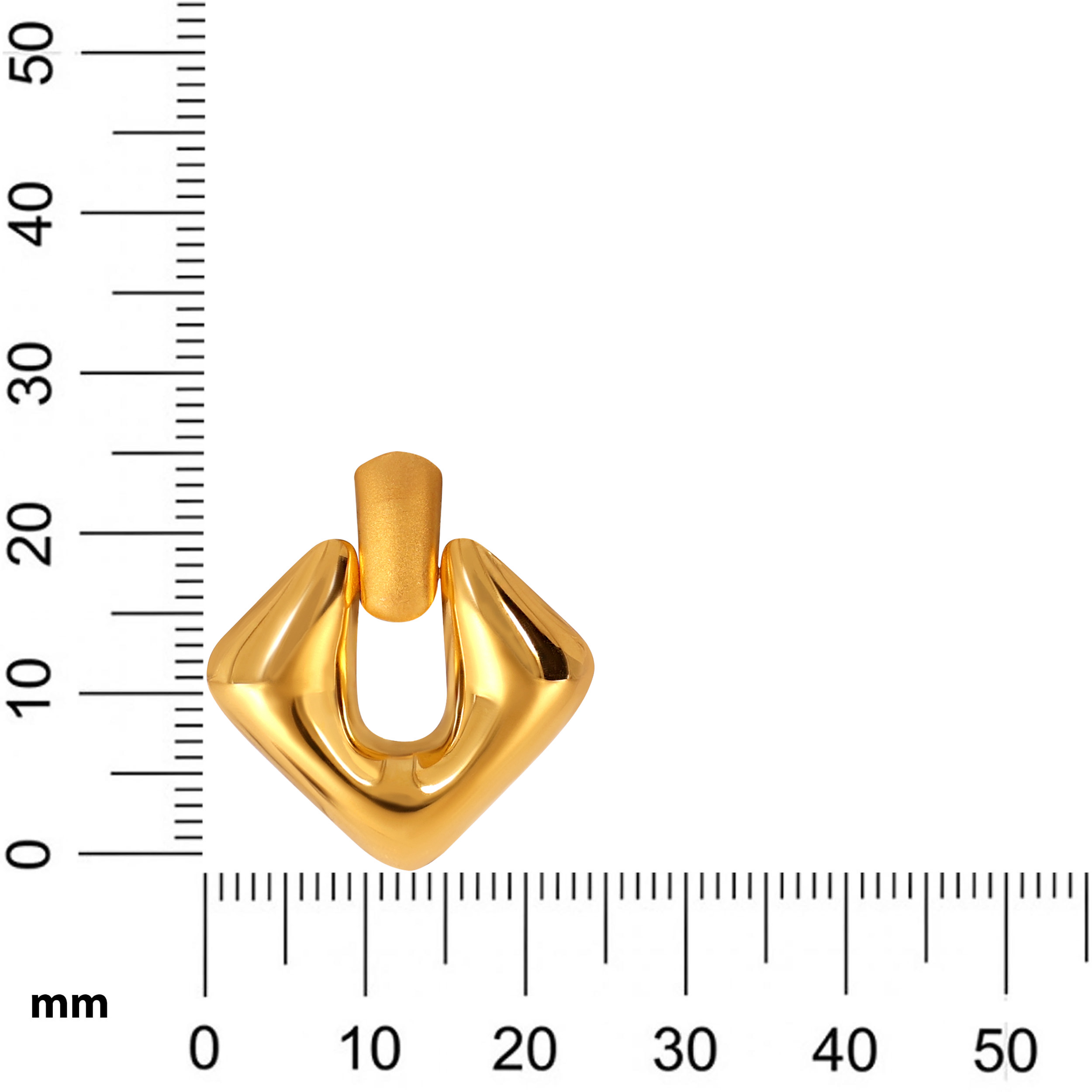 Minimalist Allure Gold Studs - Senco Gold and Diamonds