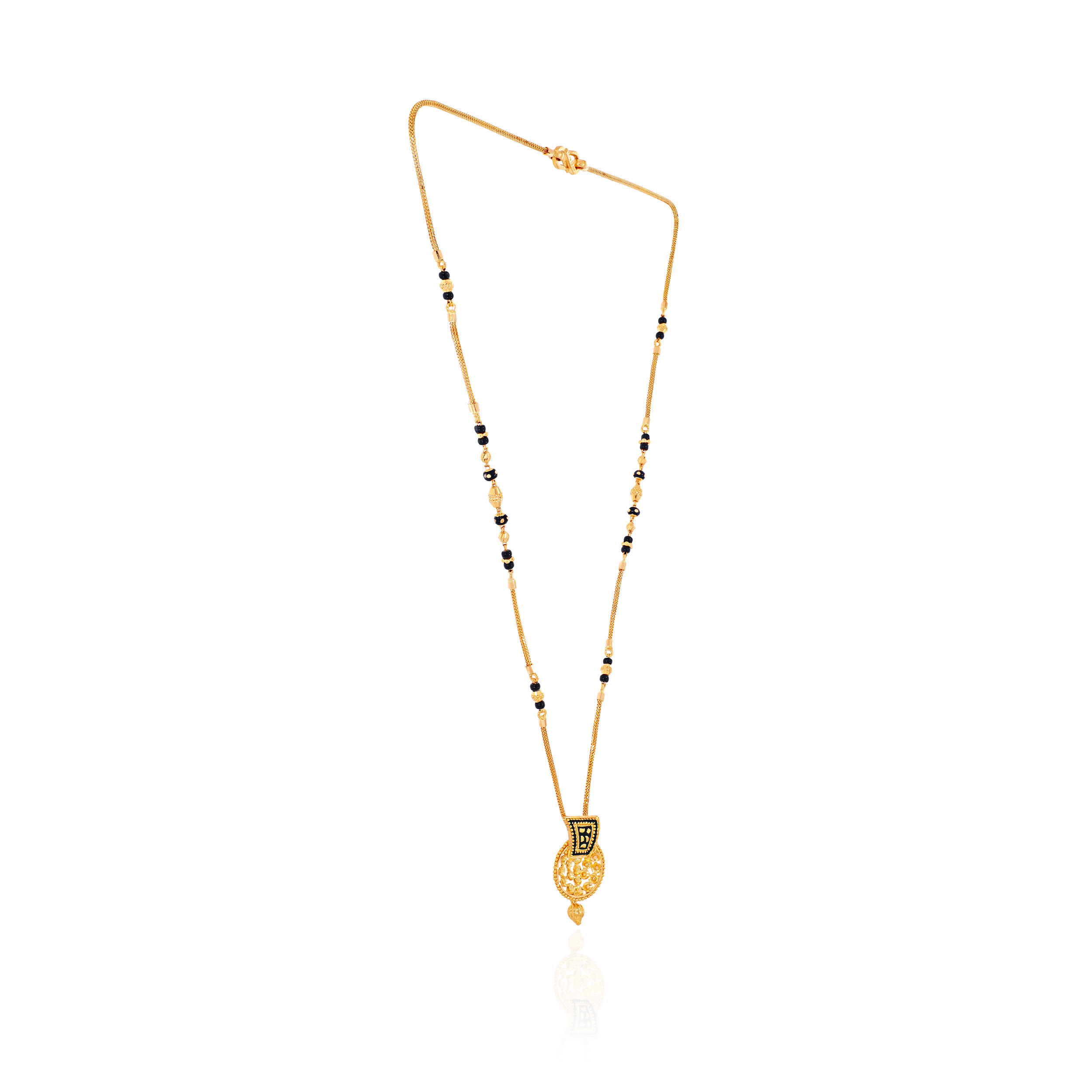 Graceful Union Gold Mangalsutra - Senco Gold and Diamonds