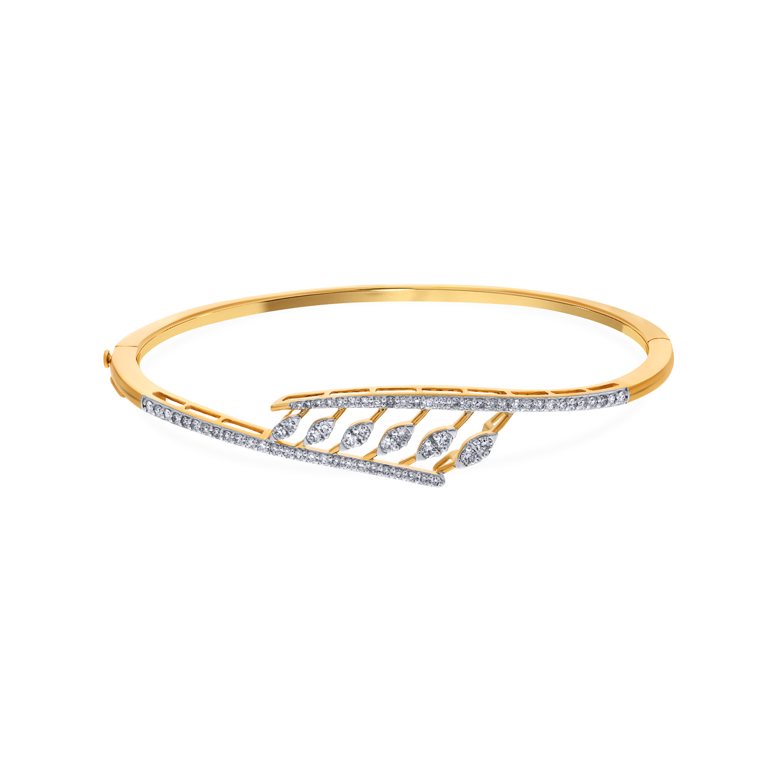 Leafy Art Diamond Bracelet - Senco Gold and Diamonds
