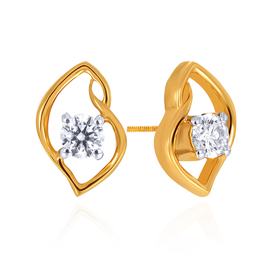 Nova Solitaire Diamond Studs - Senco Gold and Diamonds
