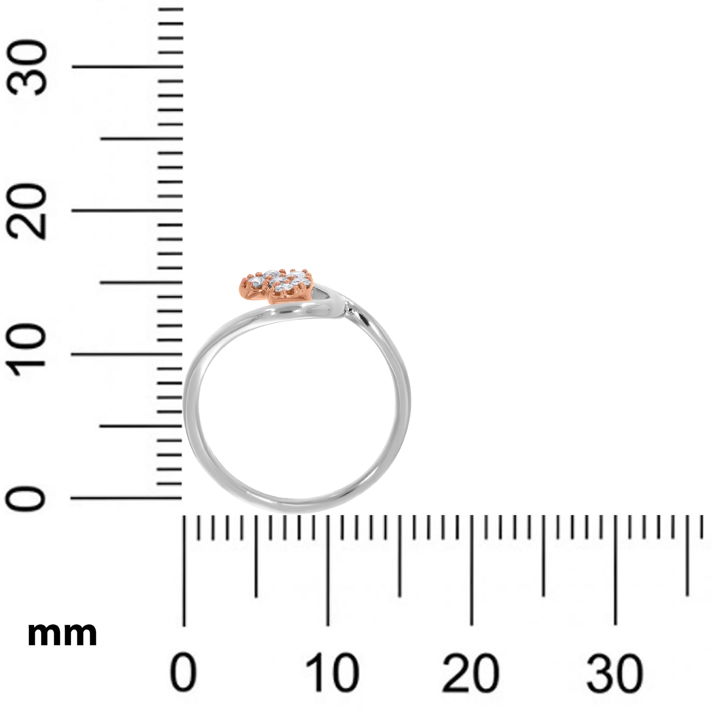 Love Knot Platinum Ring - Senco Gold and Diamonds