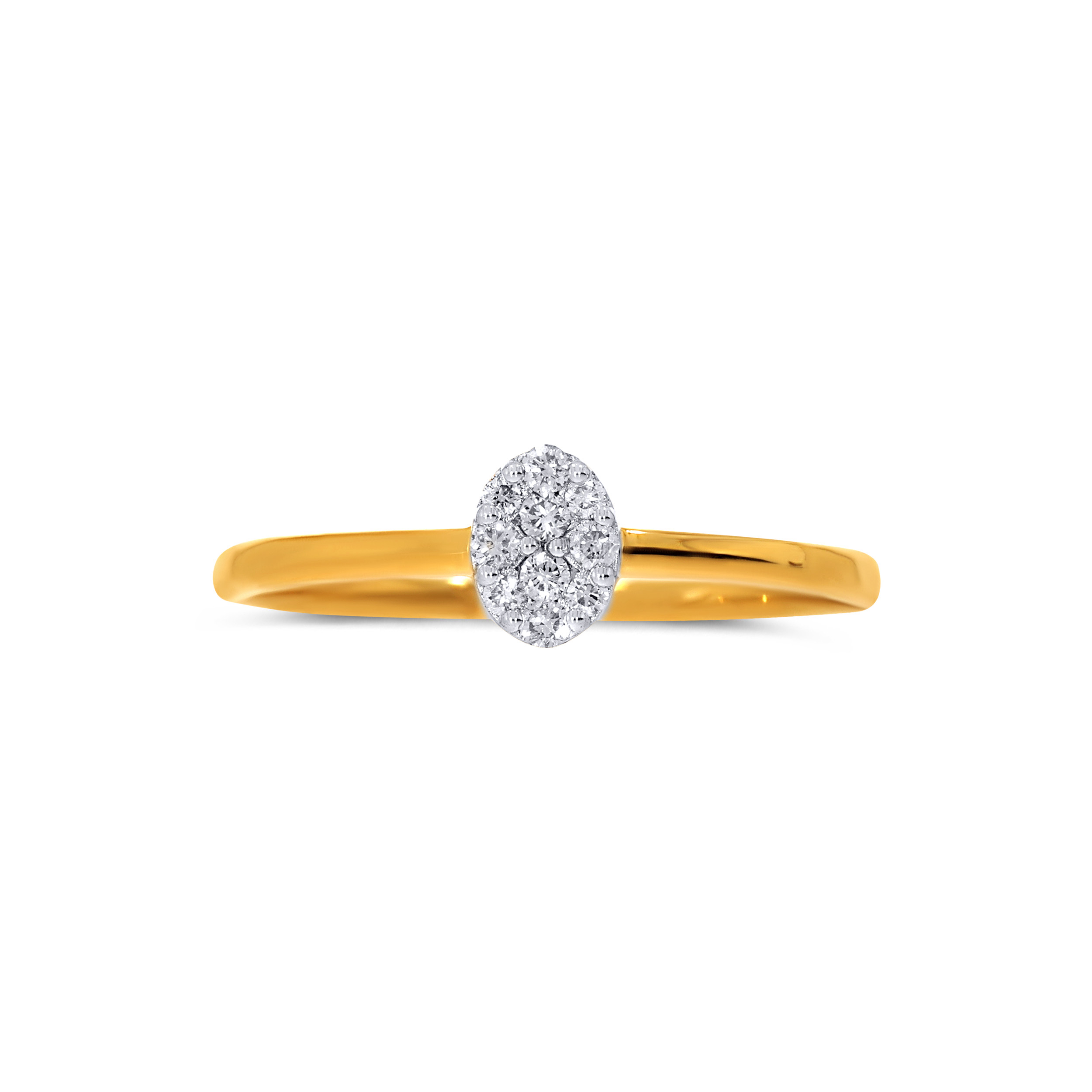 Oval Luminosity Diamond Ring - Senco Gold and Diamonds