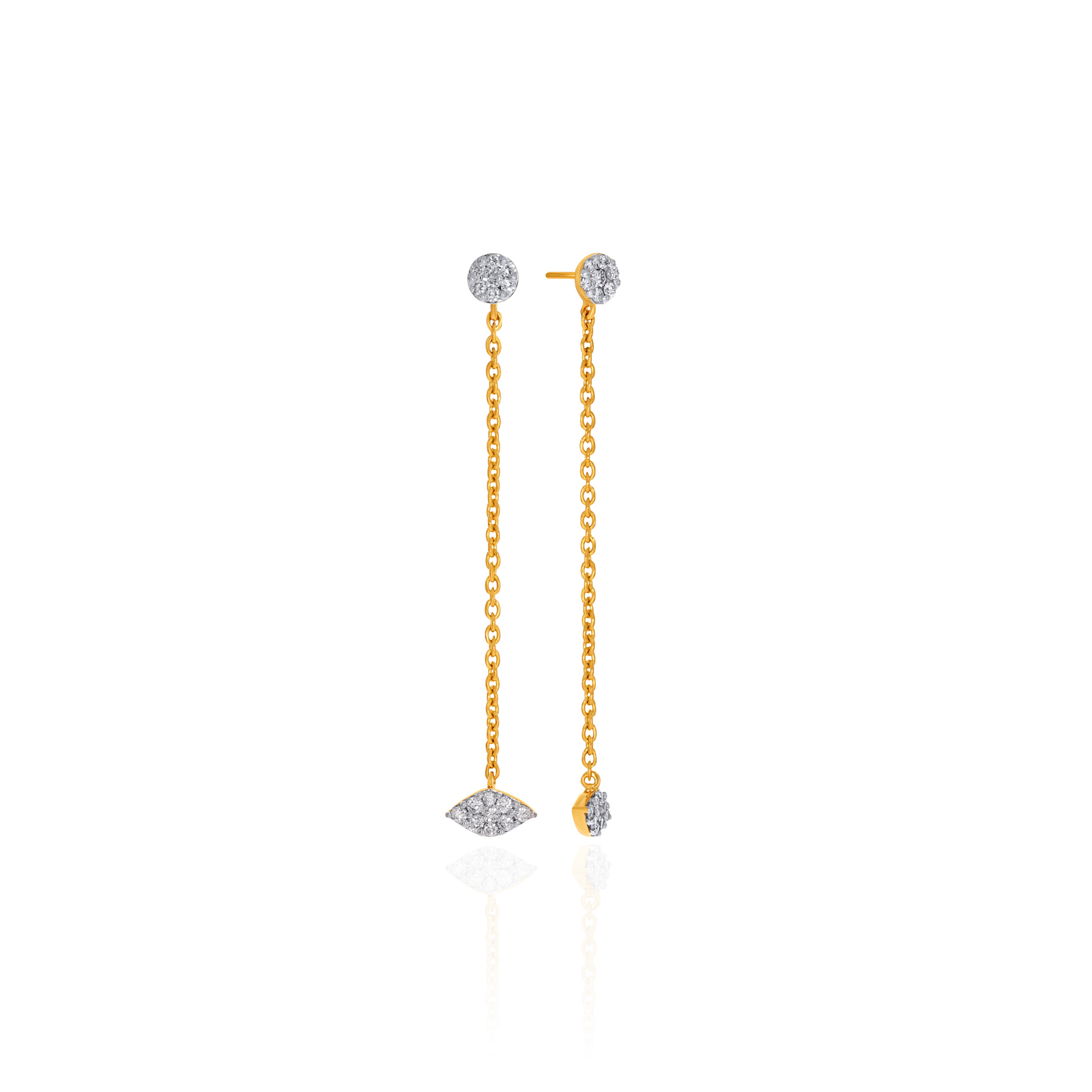 Glimmer Trail Diamond Earrings - Senco Gold and Diamonds