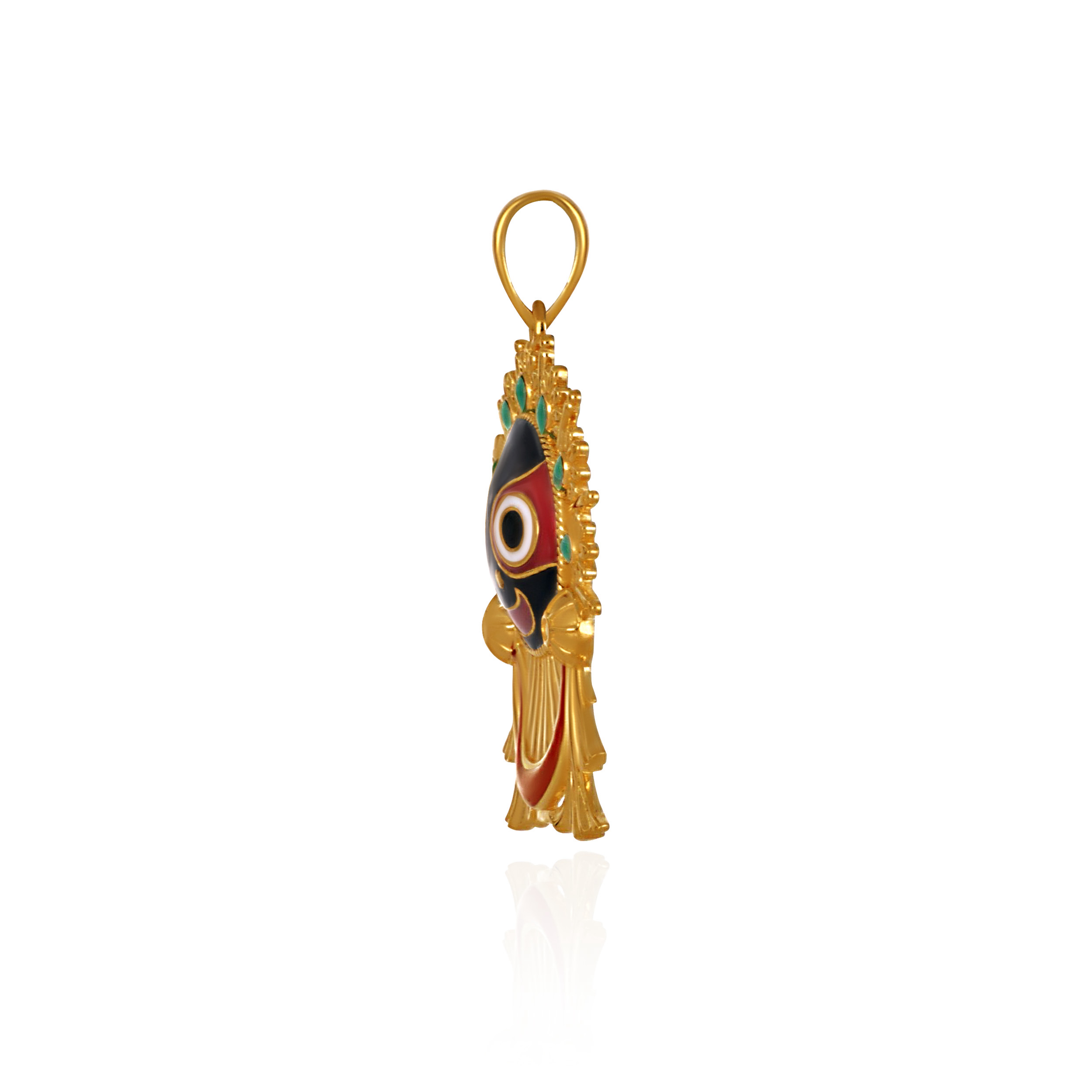 Spiritual Sentinel Divine Gold Pendant - Senco Gold and Diamonds